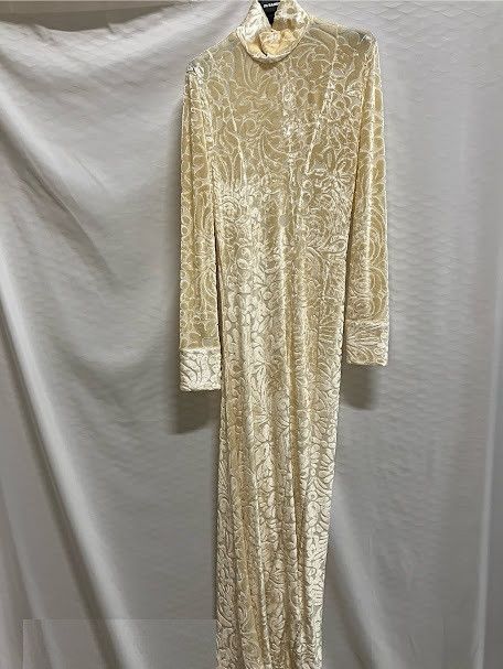 Jil Sander o1loc1c1124 Dress in Beige Size L / US 10 / IT 46 - 1 Preview