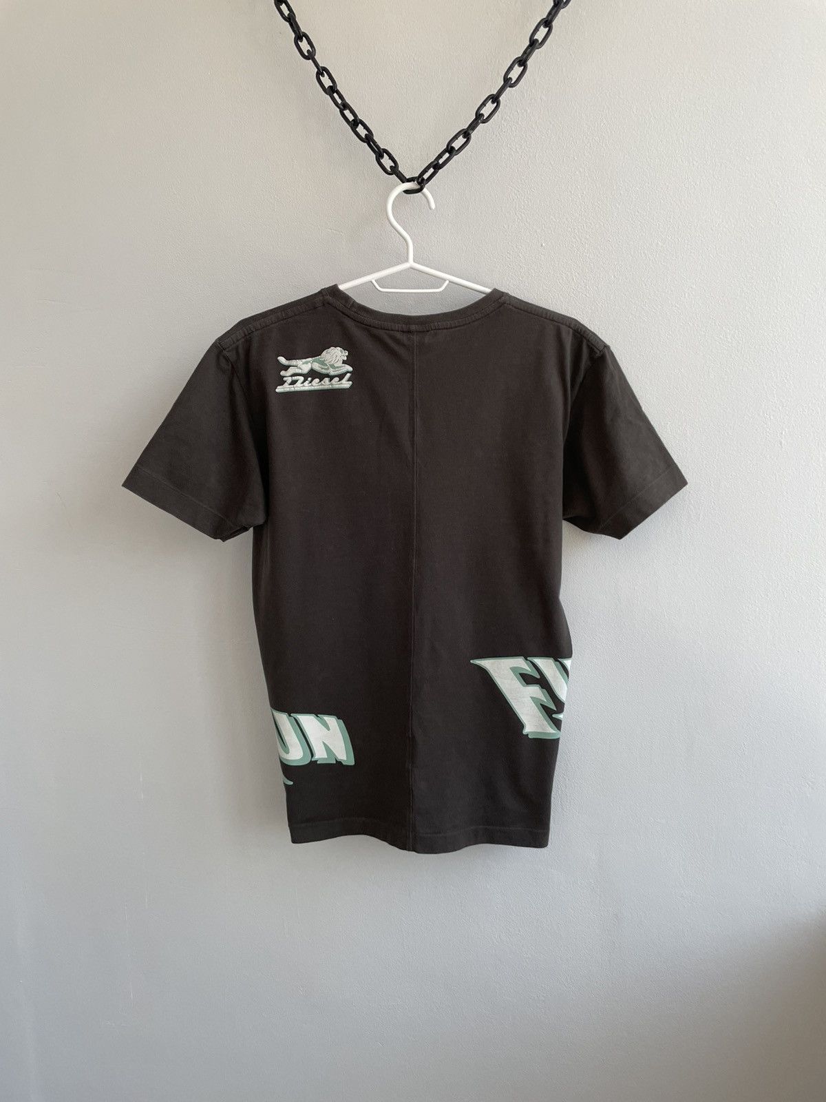 Diesel Diesel Vintage 90s Fun Run Art T Shirt Tee Y2K Avant Garde Size US M / EU 48-50 / 2 - 10 Thumbnail