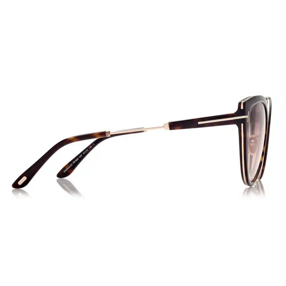 Tom Ford o1sndg1125 FT0868 Size: OS / Angelica Sunglasses in Brown Size ONE SIZE - 3 Thumbnail