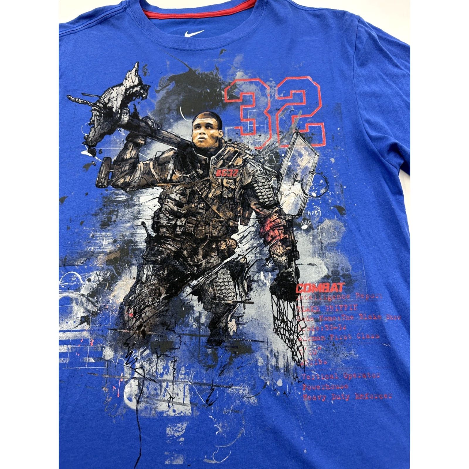Nike **Nike Blake Griffin Men's Medium Blue T-Shirt** User: **Nike Blake Griffin Men's Medium Blue Short Sleeve T-Shirt** Size US M / EU 48-50 / 2 - 3 Thumbnail