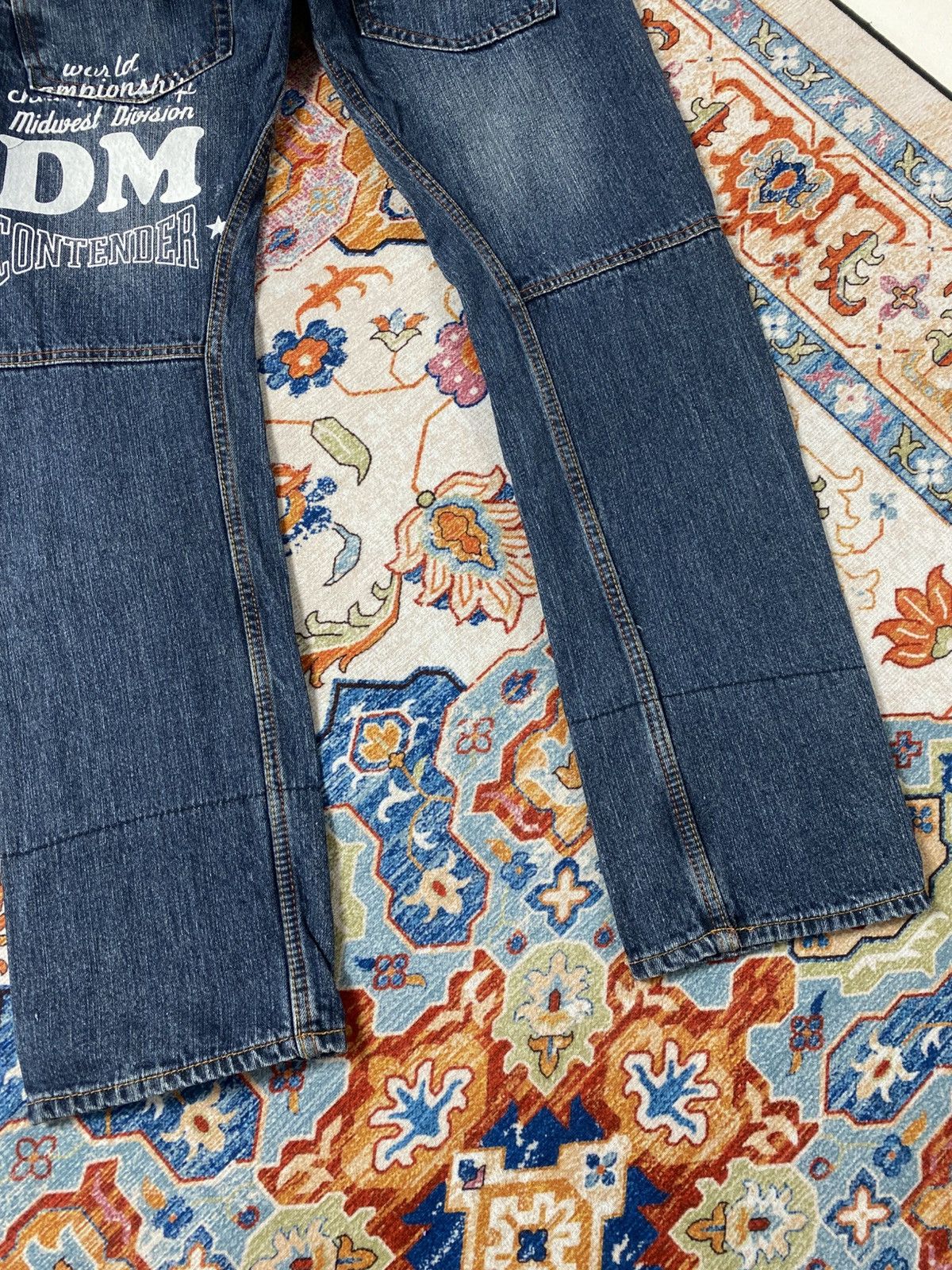 Japanese Brand Double waist dominate jeans Size US 30 / EU 46 - 6 Thumbnail