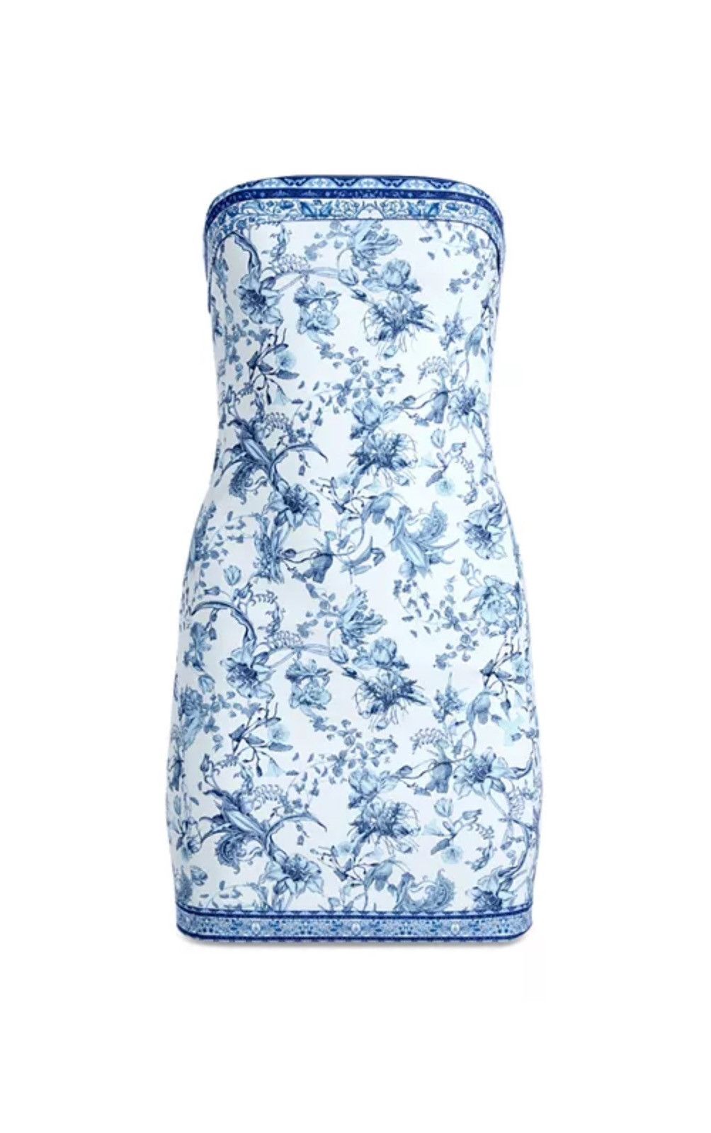 Alice + Olivia Alice and Olivia Strapless Floral Mini Dress size 10 Size L / US 10 / IT 46 - 5 Thumbnail