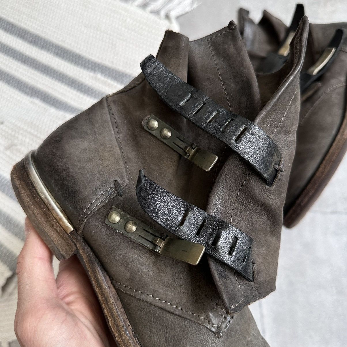 A.S.98 RARE AS 98 Airstep Vintage Ankle Straps Boots Guidi Vibe Size US 6 / IT 36 - 12 Thumbnail