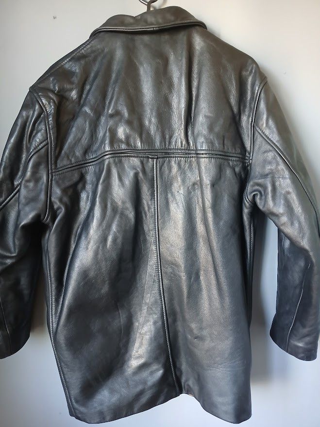 Vintage A.M.I London - black vintage leather jacket Size US M / EU 48-50 / 2 - 3 Thumbnail