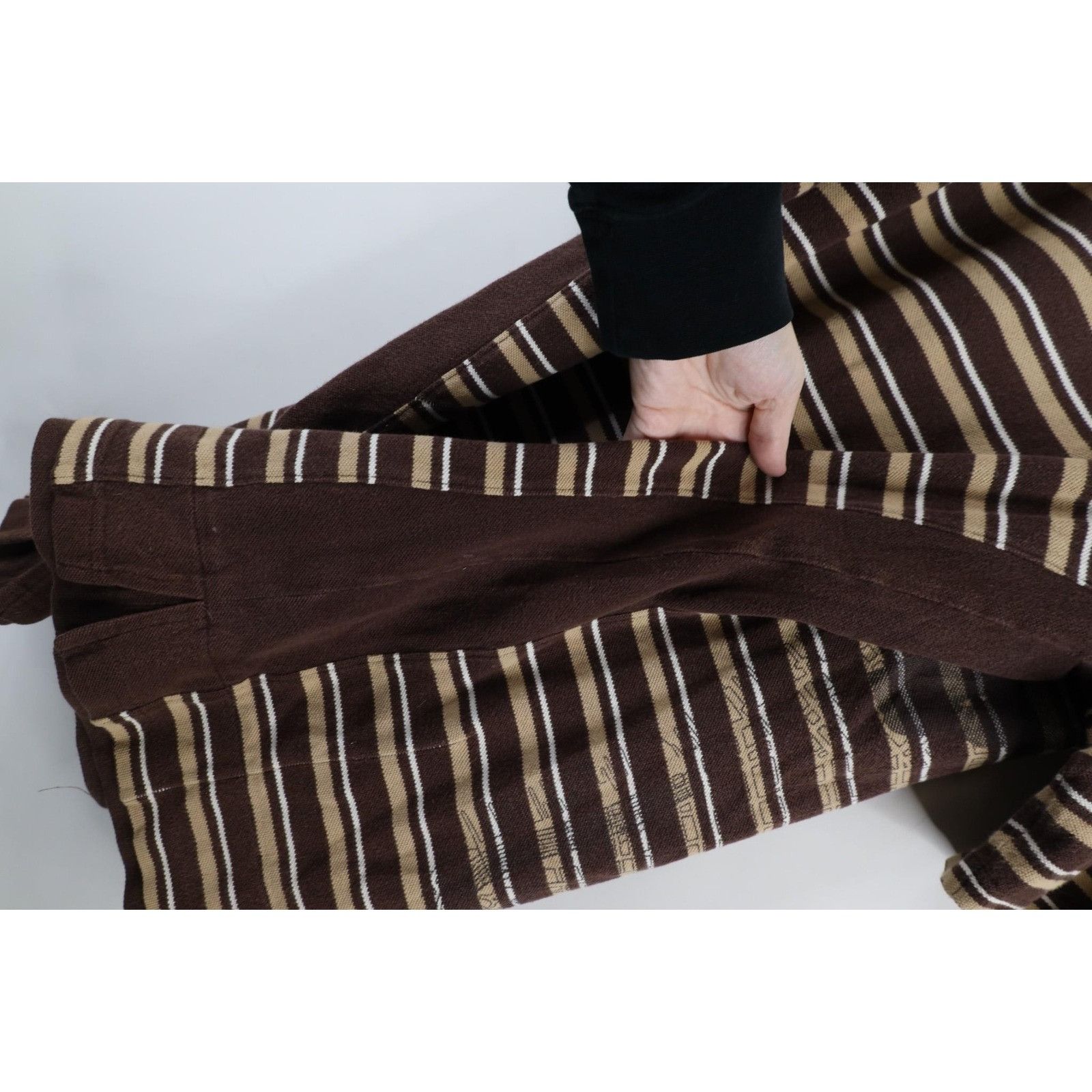 Marithe + Francois Girbaud × Vintage Vintage 90s Marithe Francois Girbaud Spell Out Striped Polo Size US XL / EU 56 / 4 - 11 Thumbnail