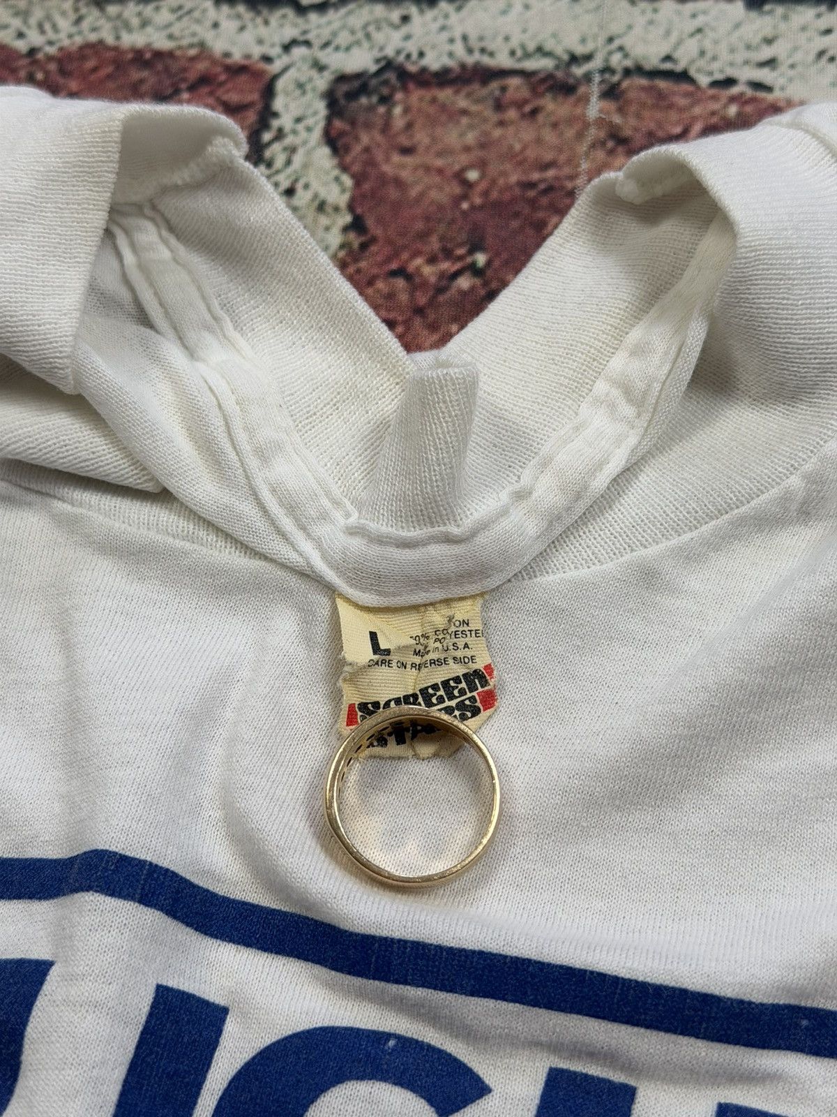 Budweiser Vintage Bud Light Beer 80s Tee Screen Stars Single Stitch Size US L / EU 52-54 / 3 - 5 Thumbnail