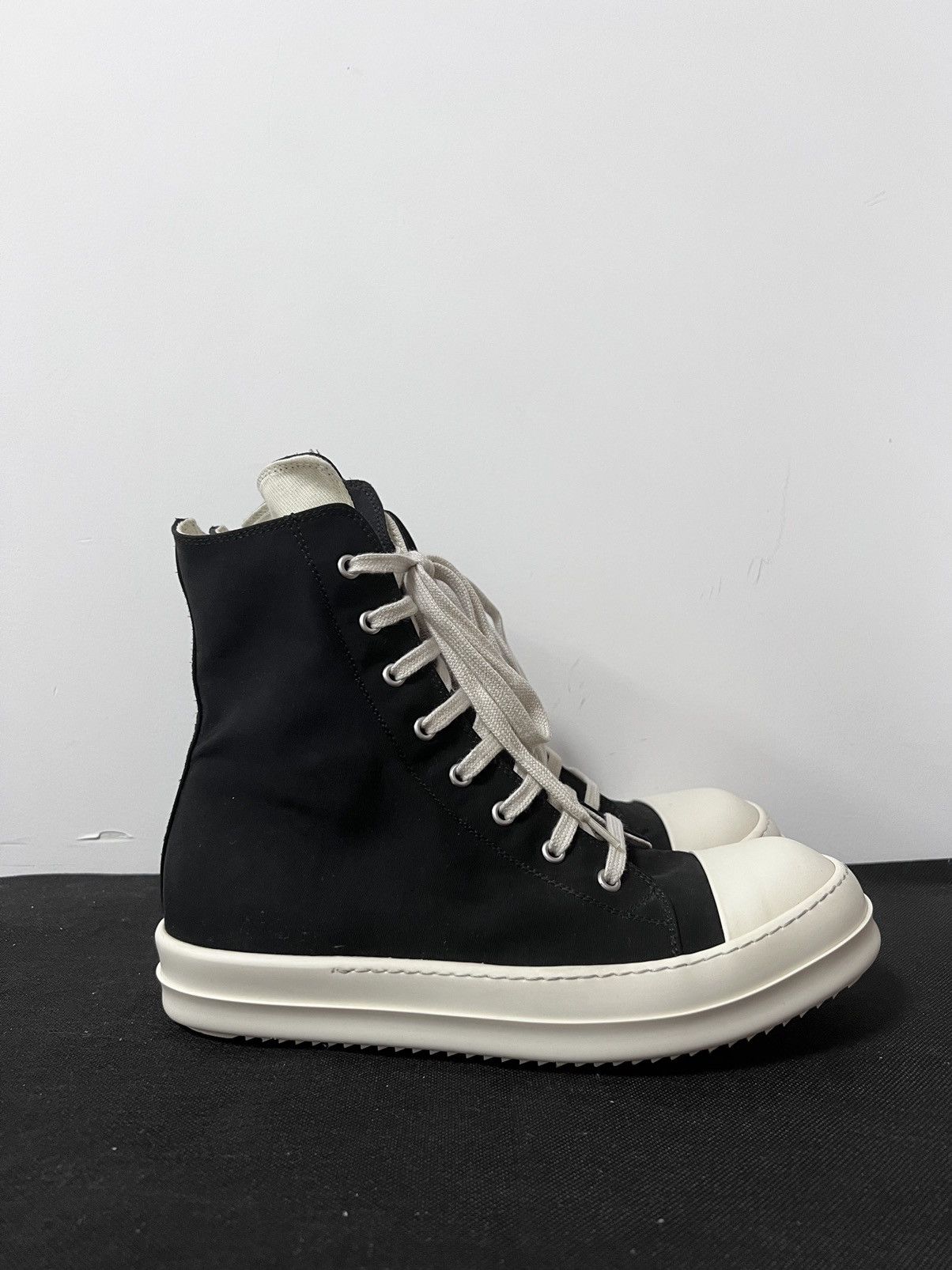 Rick Owens Drkshdw Rick owens drkshdw ramones high top sneakers sz 41 Size US 8 / EU 41 - 4 Thumbnail