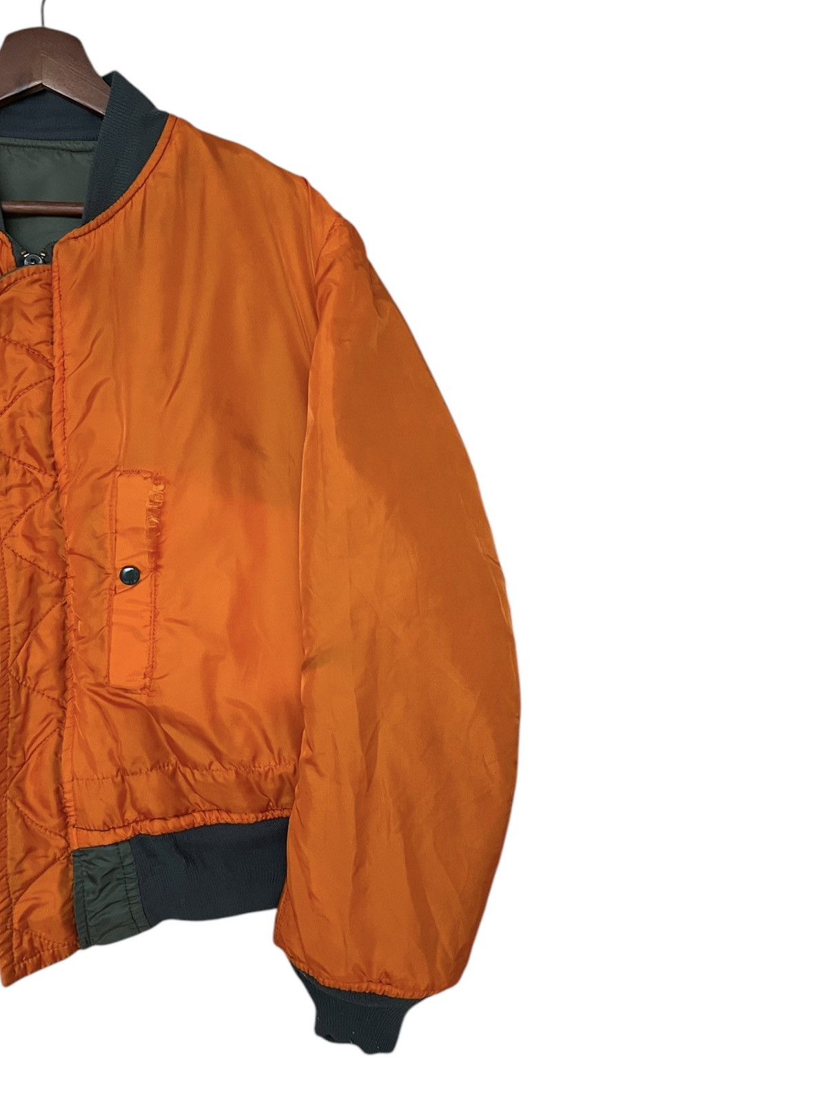 Alpha Industries Vintage Alpha Industries MA-1 Fly Jacket 1980s Size US XL / EU 56 / 4 - 14 Thumbnail
