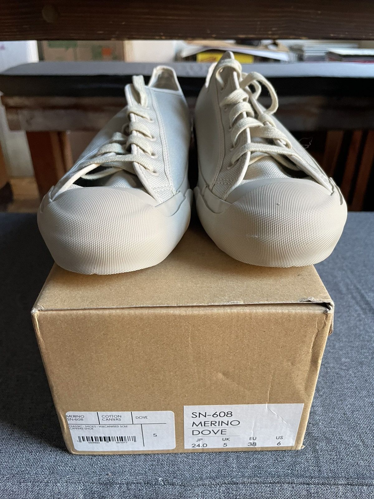 Moonstar × Studio Nicholson Moonstar X Studio Nicholson Lowtop Merino Vulcanized Sneaker Size US 6 / EU 39 - 6 Thumbnail
