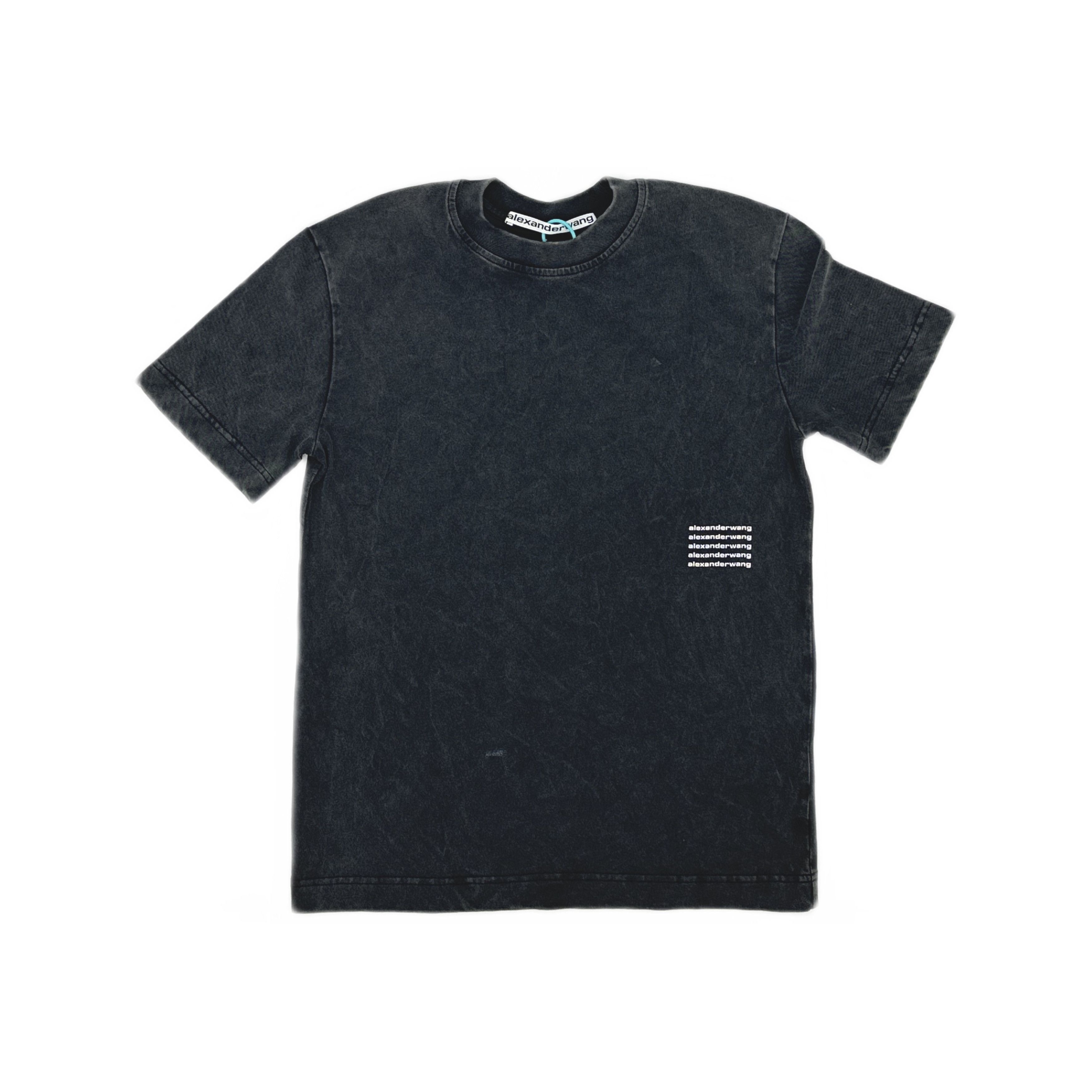 Alexander Wang Alexander Wang Acid Wash Logo T-Shirt Size XXS Size US XXS / EU 40 - 1 Thumbnail