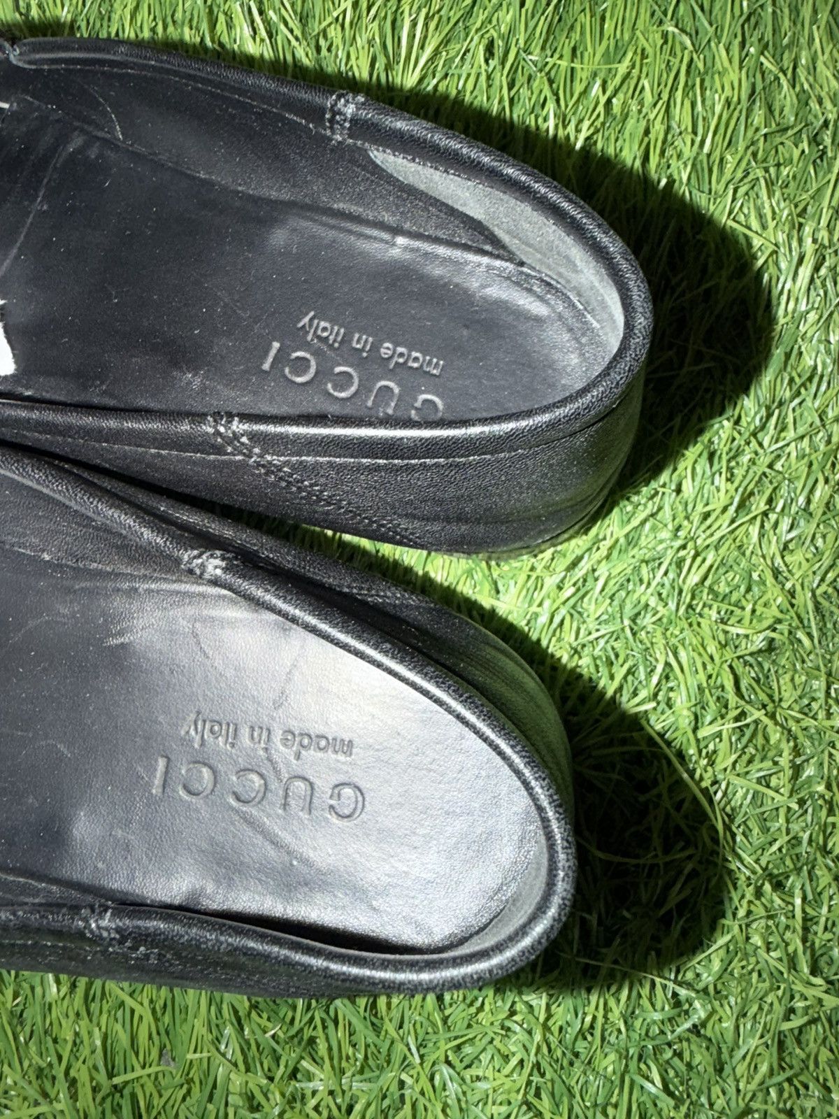 Gucci Gucci Snake Black Leather Horsebit Mens Loafers Size US 8.5 / EU 41-42 - 8 Thumbnail