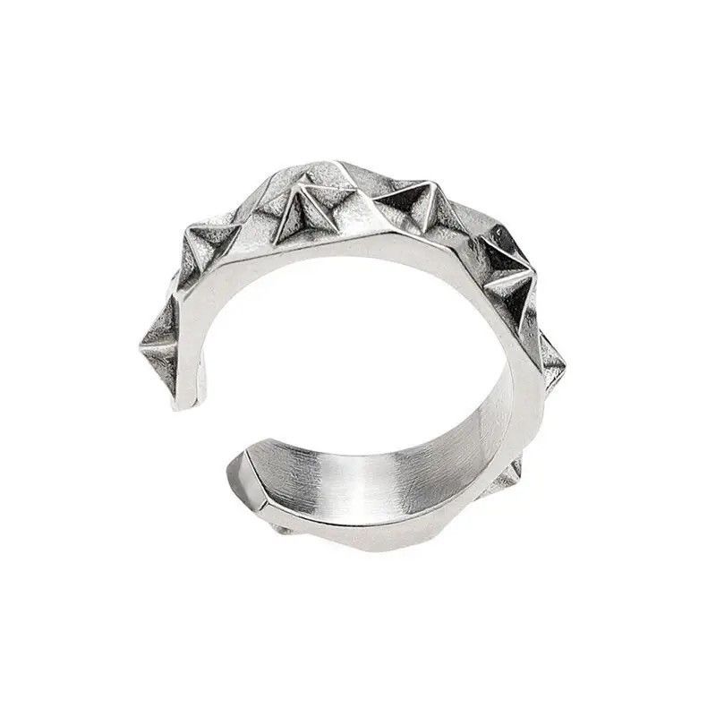 Jewelry × Vintage Vintage Star Texture Ring Size ONE SIZE - 3 Thumbnail