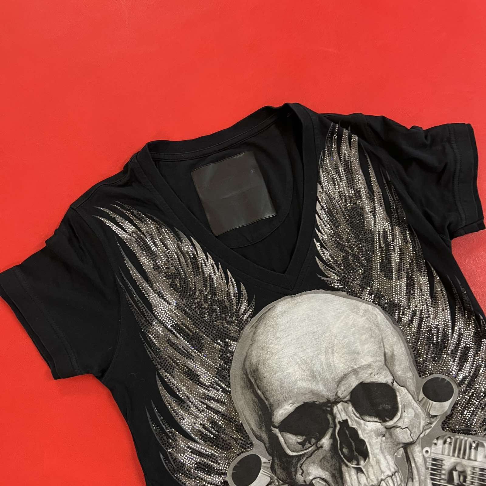 Philipp Plein Philipp Plein Skull T-Shirt Size S / US 4 / IT 40 - 3 Thumbnail