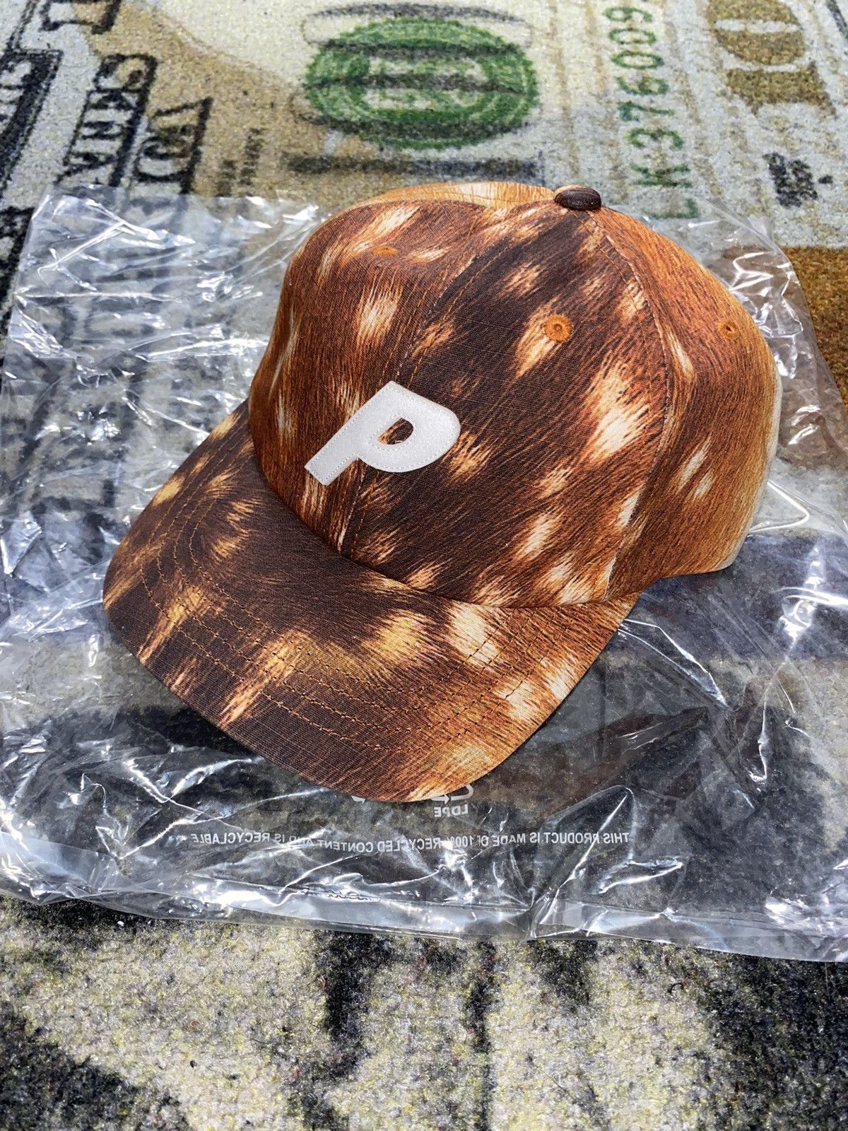 image of Palace P 6-Panel Deer Print in Brown, Men's