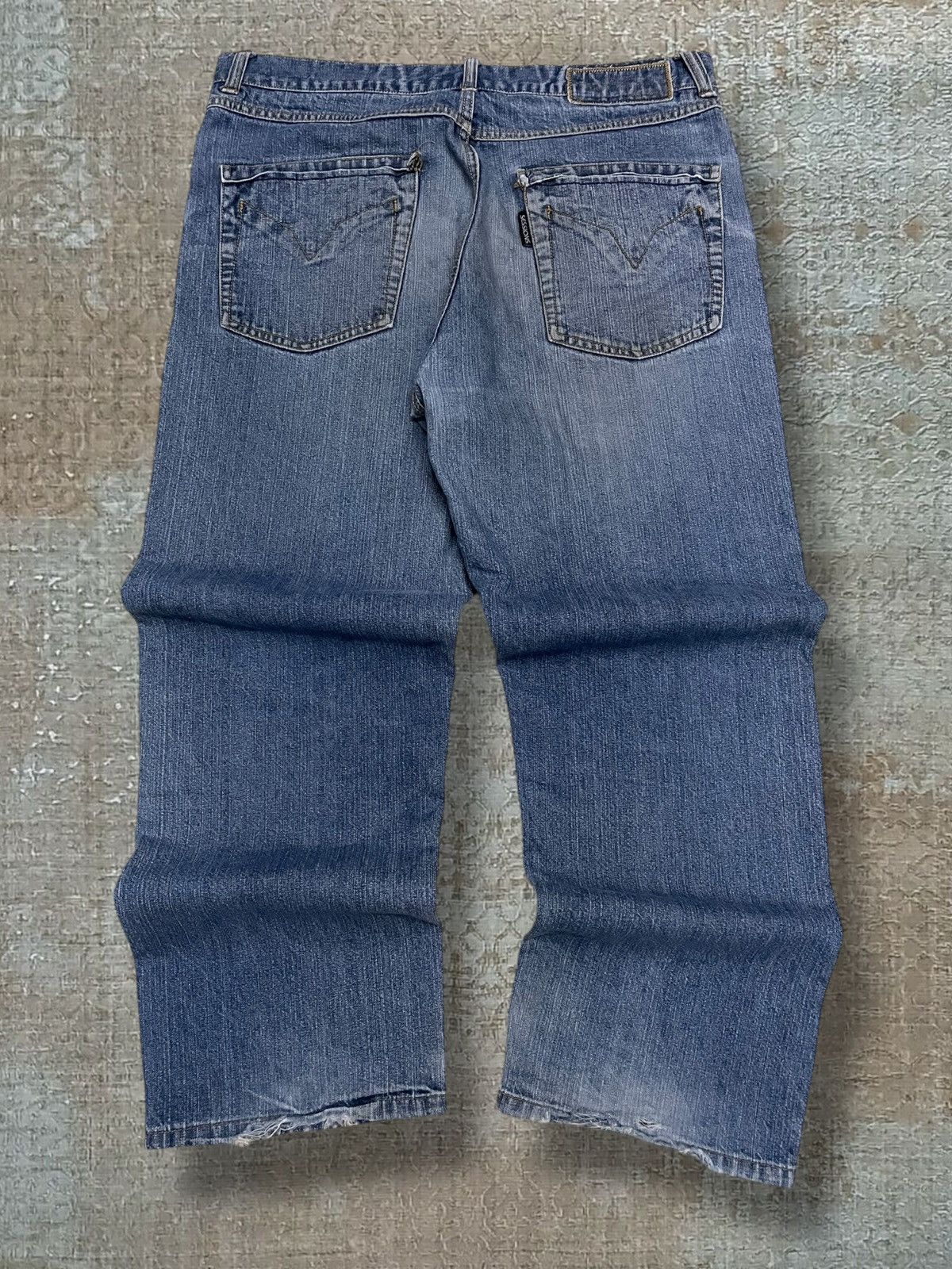 Sessions Vintage 1990s Designer Sessions Streetwear Baggy Denim Style Size US 34 / EU 50 - 11 Thumbnail