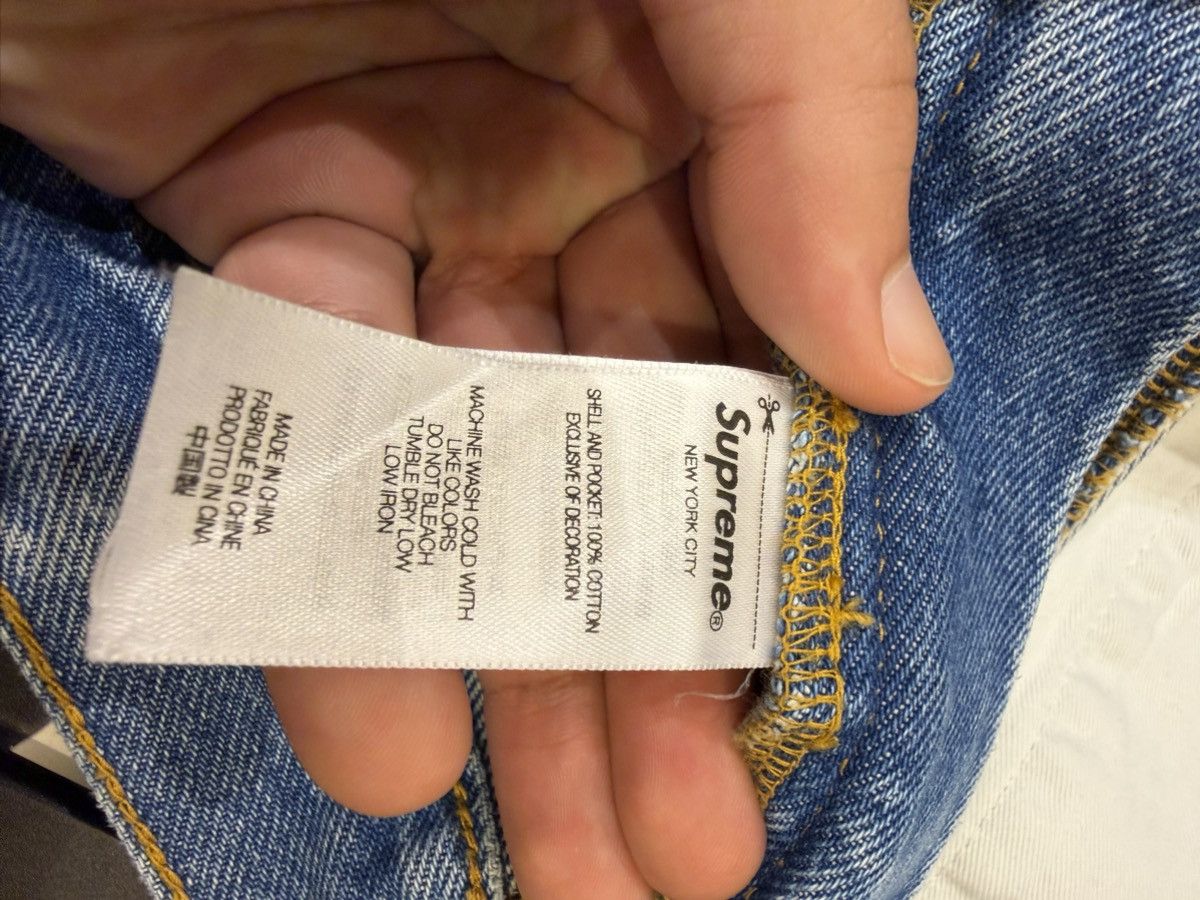 Supreme Supreme Baggy Blu Denim Jeans Size US 34 / EU 50 - 4 Thumbnail