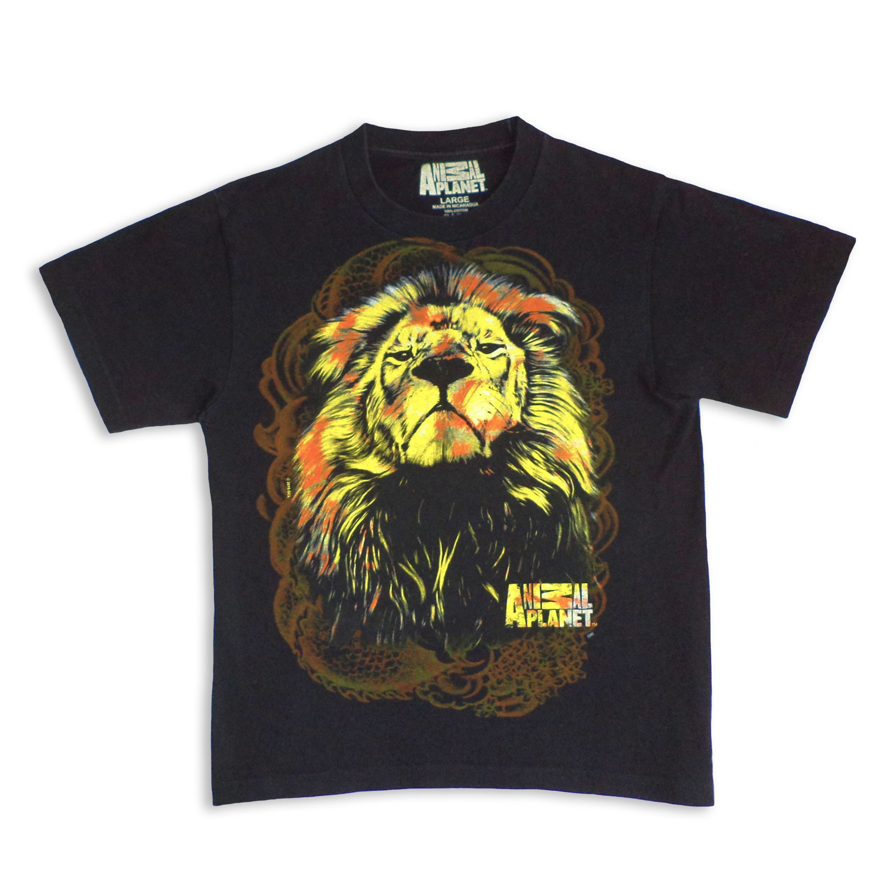 Other 2010 ANIMAL PLANET Lion t shirt Y2K Nature Africa Outdoor S Size US S / EU 44-46 / 1 - 2 Thumbnail