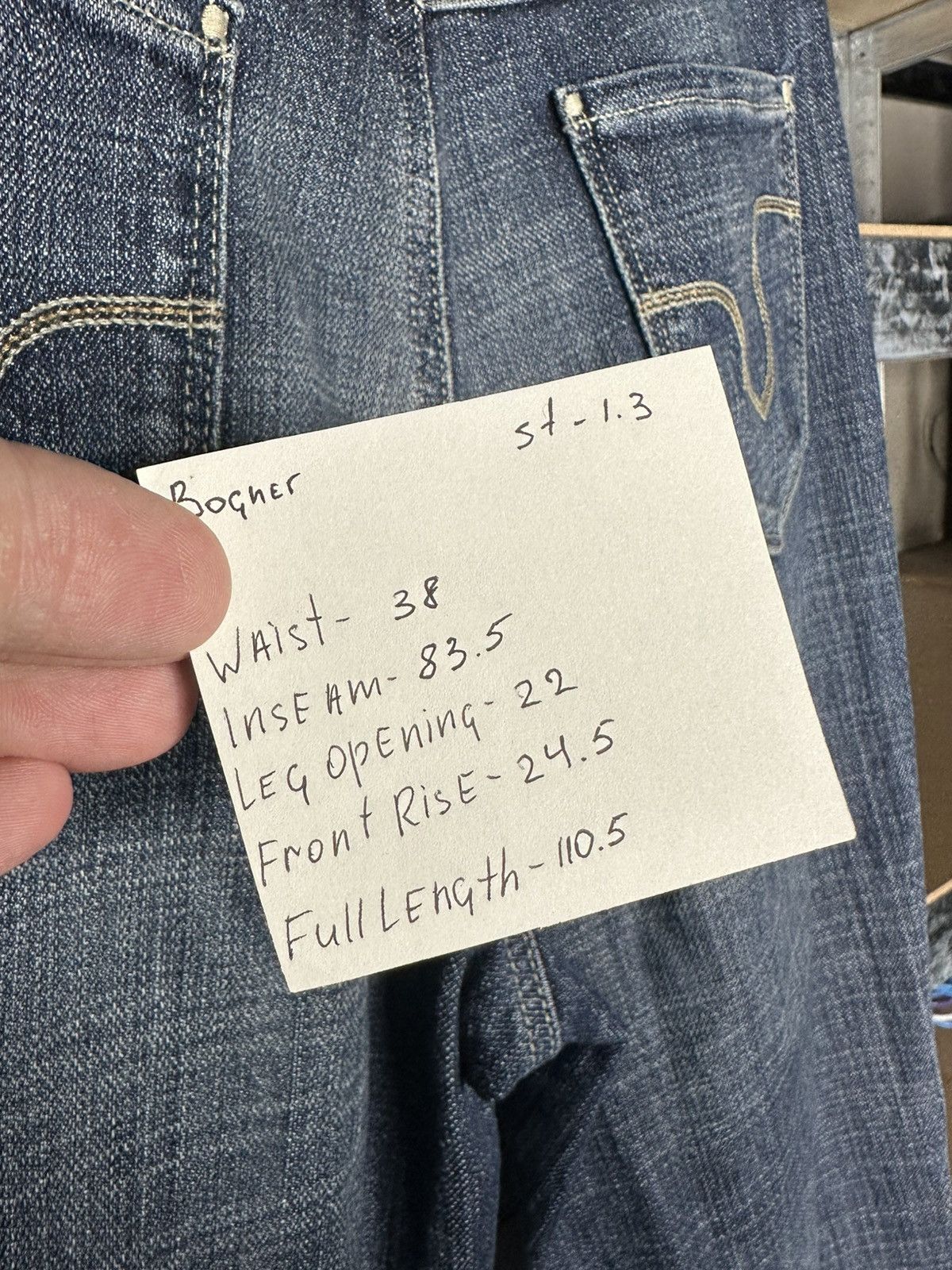 Bogner Bogner Premium Designer Denim Jeans Low Bootcut Women Sz 30 Size 30" / US 8 / IT 44 - 5 Thumbnail
