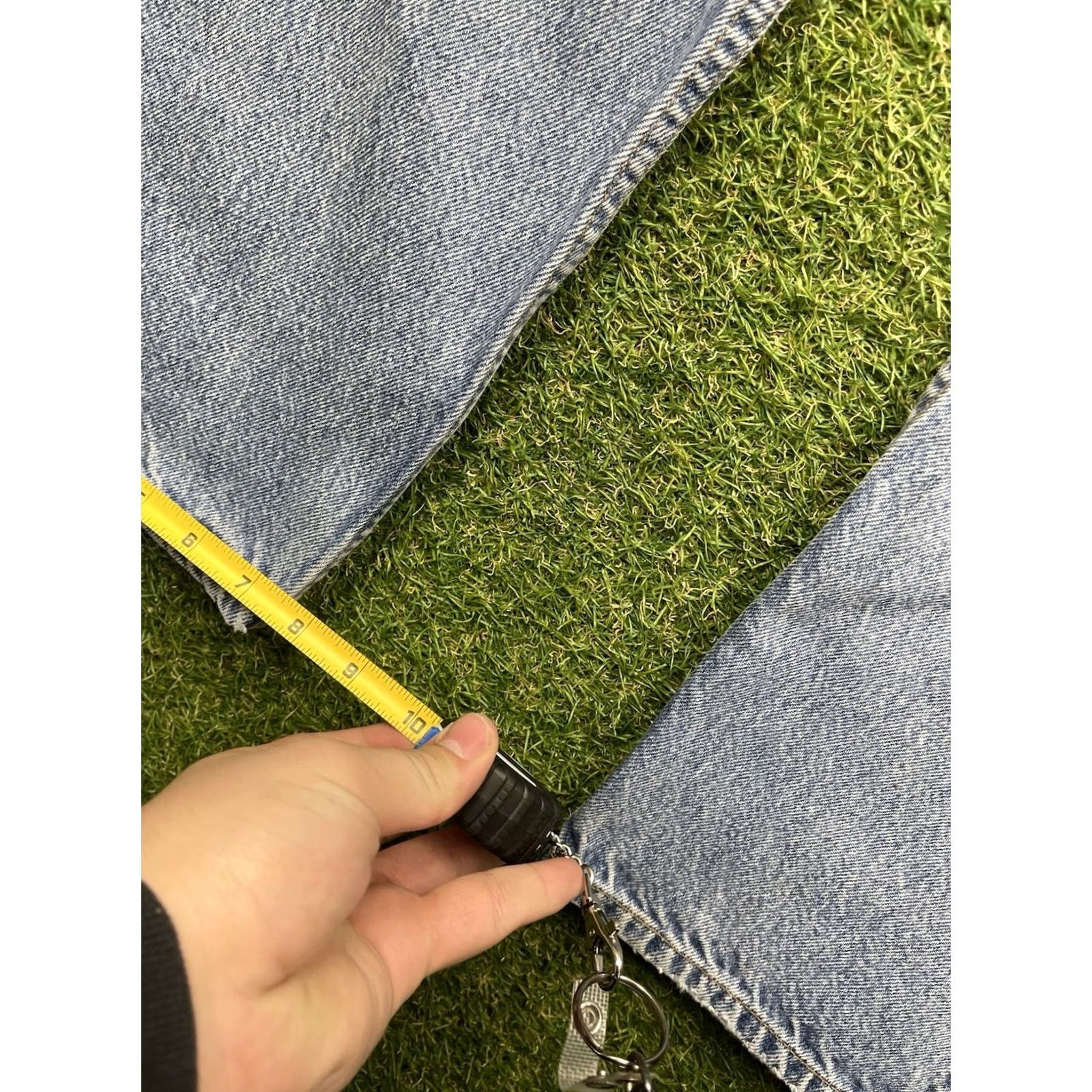 Levi's VINTAGE Levi's 505 Jeans Mens 38x30 Denim Blue Straight 5-Pocket USA Workwear Distressed Slimmed Fit Regular Mens Size US 38 / EU 54 - 5 Thumbnail