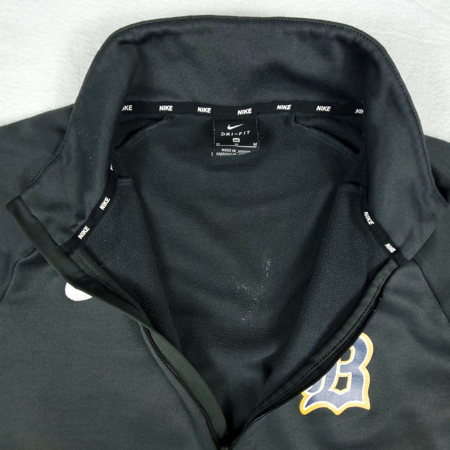 Nike Nike Sweatshirt Womens M Gray Swoosh 1/4 Zip Up Pullover Logo Dri-FIT All Seasons Casual Front Zip Womens Size M / US 6-8 / IT 42-44 - 3 Thumbnail