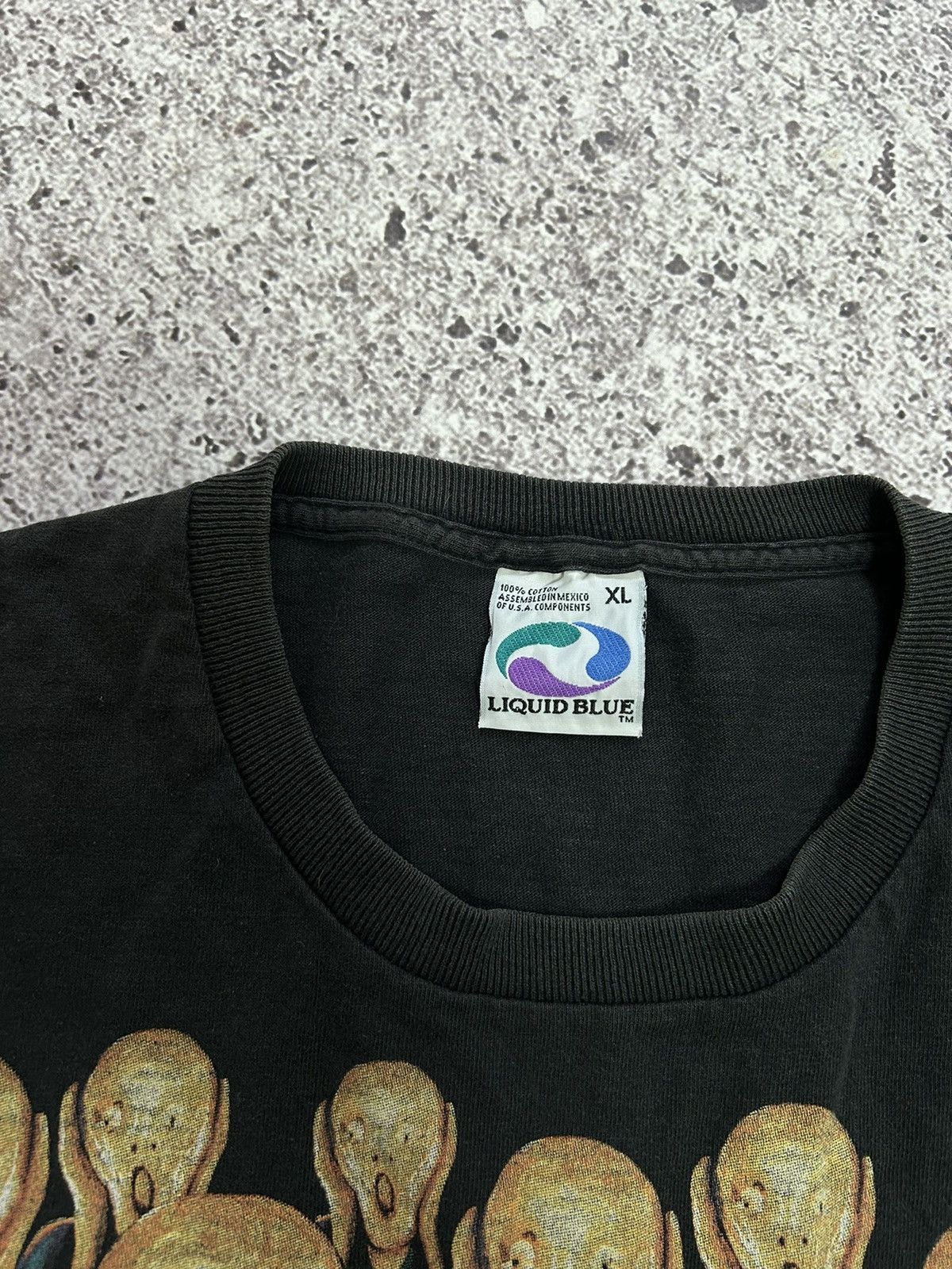 Liquid Blue × Vintage Vintage 1997 Edvard Munch Scream Liquid Blue Art T-Shirt Size US XL / EU 56 / 4 - 6 Thumbnail
