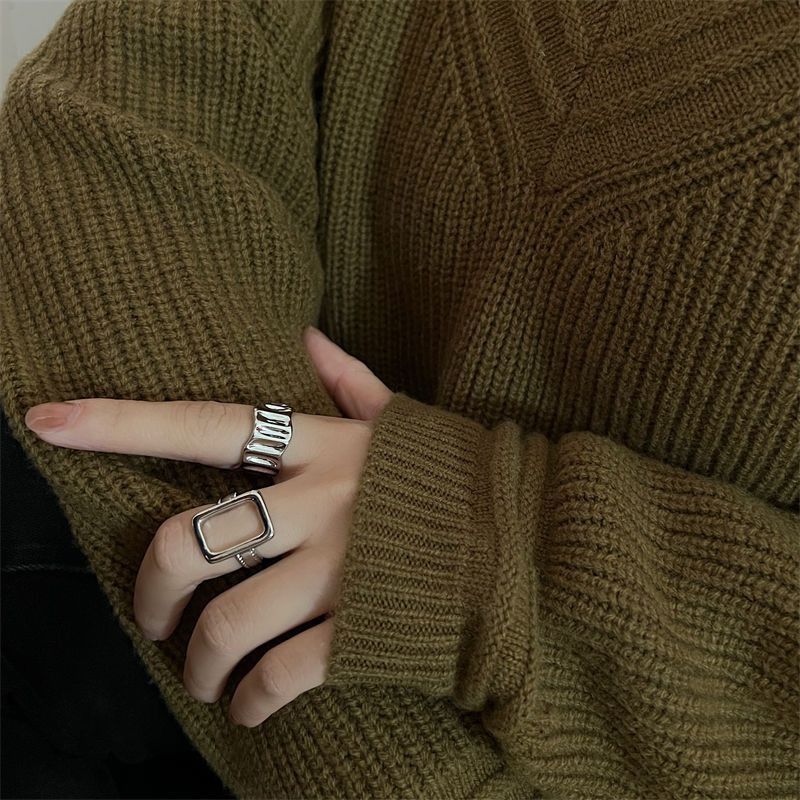 Jewelry Future Jewelry Rings Open Size Chrome Ring (Size 7-13) Size ONE SIZE - 1 Thumbnail