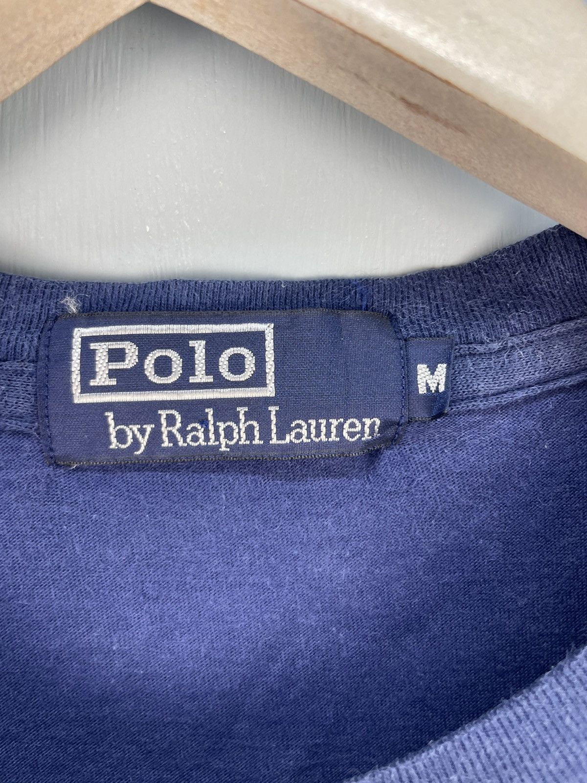 Polo Ralph Lauren Vintage 90s Polo Ralph Lauren Sailing 1993 pocket tee Size US M / EU 48-50 / 2 - 6 Thumbnail