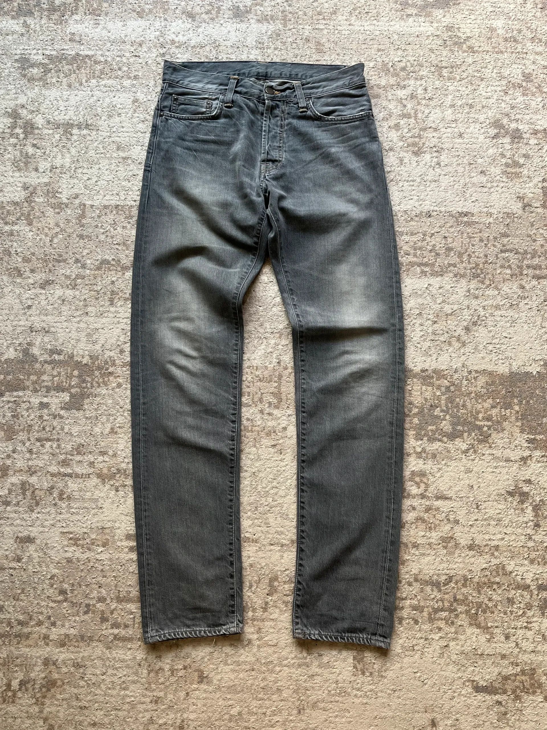 Carhartt Carhartt 2016 Grey Jeans Denim Klondike Pants Sz W 28 L 32 Size US 28 / EU 44 - 1 Thumbnail