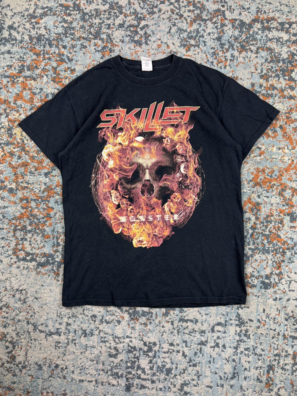 Band Tees × Vintage Vintage y2k Skillet monster graphic band tee Size US M / EU 48-50 / 2 - 1 Thumbnail