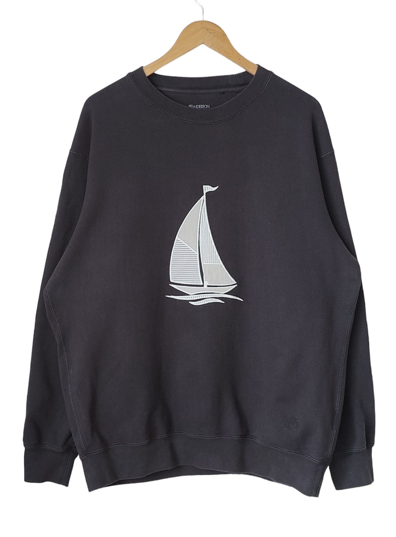 JW Anderson × Uniqlo RARE JW Anderson x Uniqlo Yacht Black Sweatshirt Crewneck Size US L / EU 52-54 / 3 - 1 Thumbnail