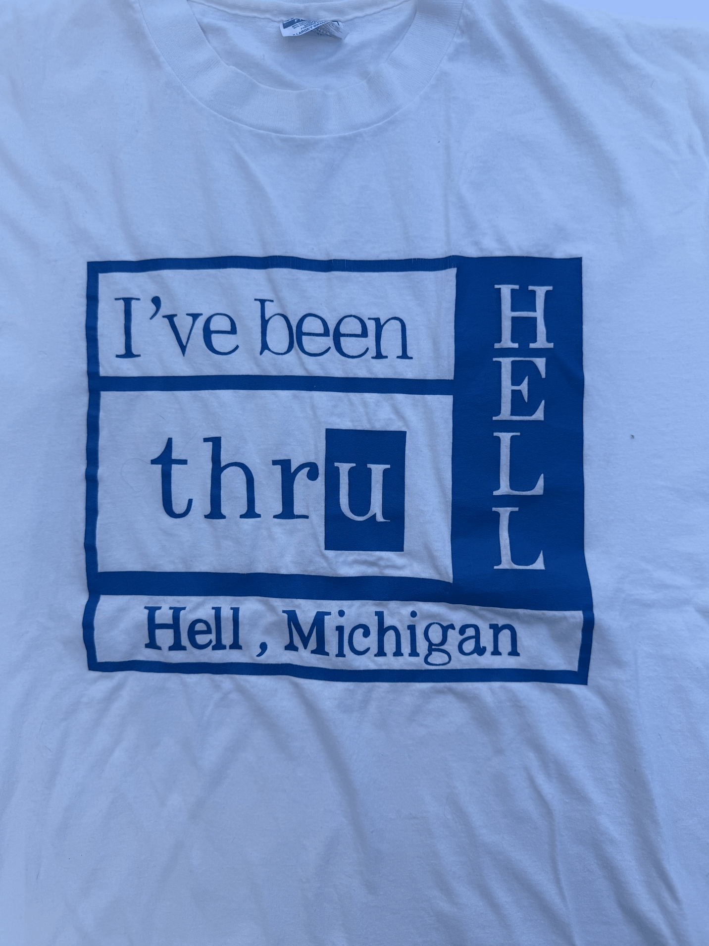 Vintage Vintage Hell, Michigan Tourist T-Shirt Size US XL / EU 56 / 4 - 3 Thumbnail