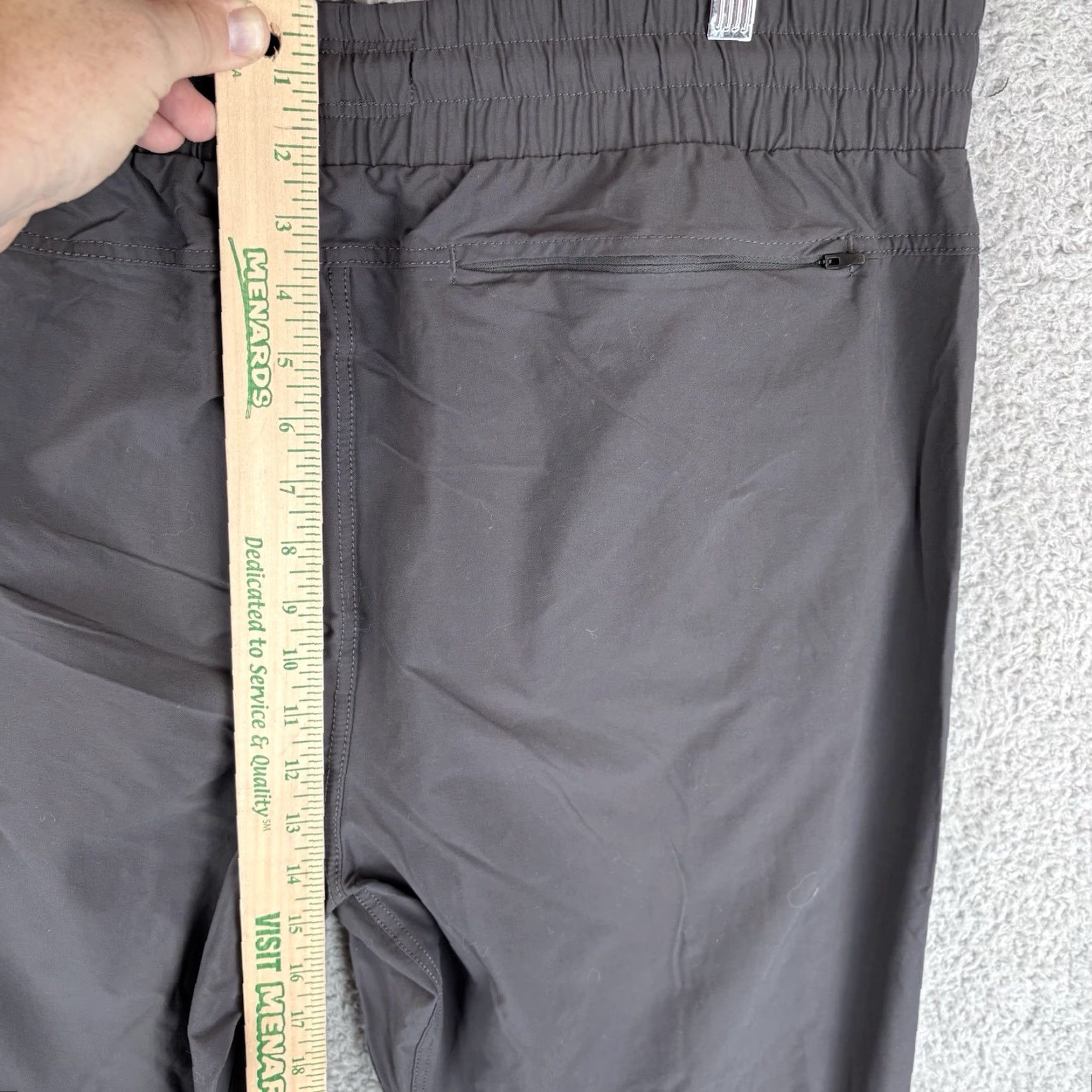 Abercrombie & Fitch VINTAGE Abercrombie & Fitch Track Pants Mens XL Long Gray Nylon Zip Pockets Lightweight Size US 36 / EU 52 - 5 Thumbnail