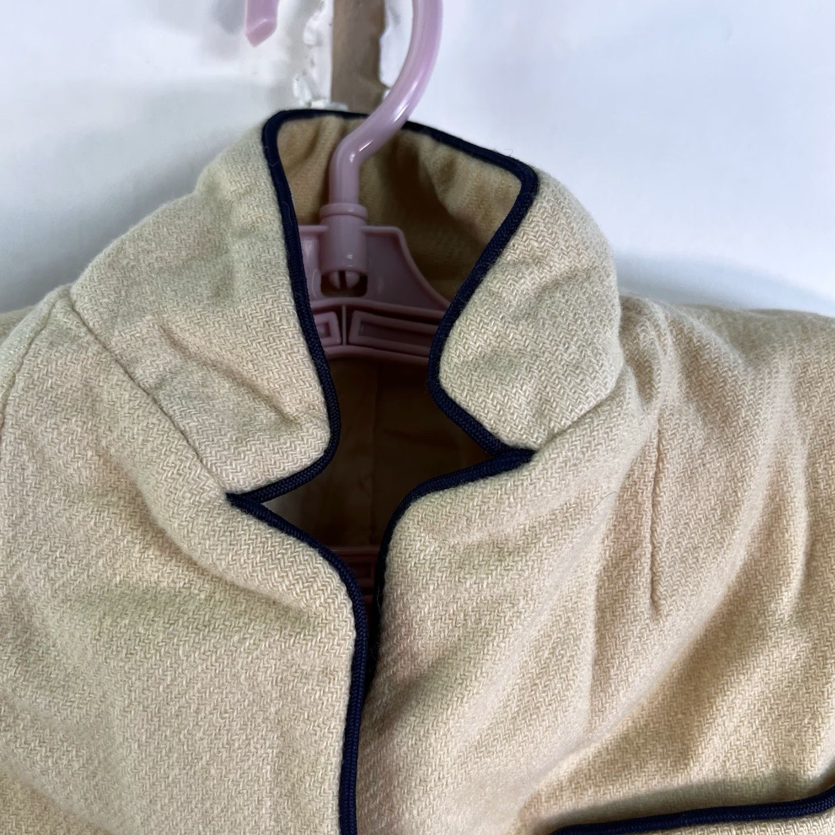 Vintage VINTAGE Centenary College For Women NJ 1971 Wool Blazer S Gold Classic Business Travel Womens Size S / US 4 / IT 40 - 6 Thumbnail