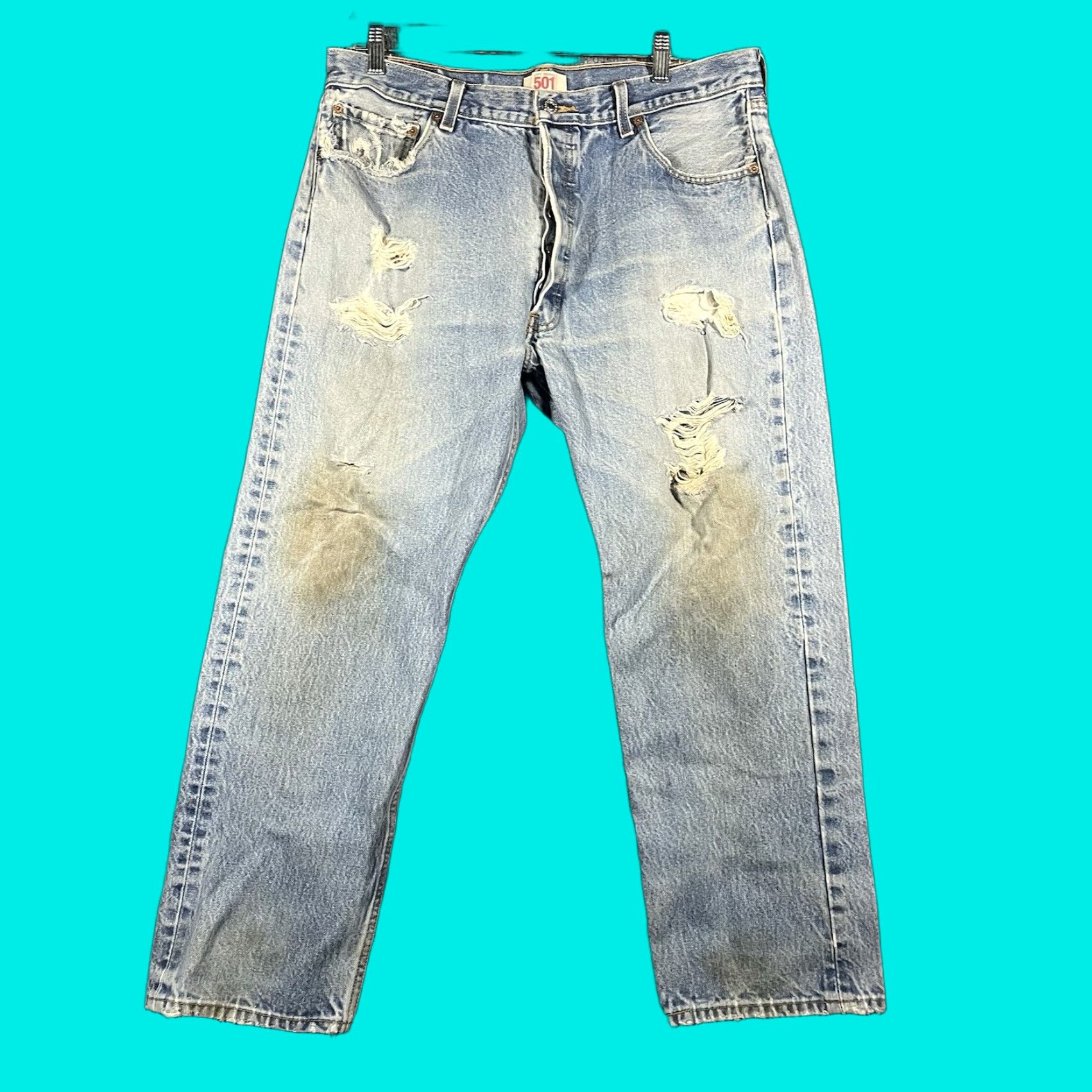 Levi's × Stussy Stussy x Levi's Crispy Rinse 568 Jean | Grailed