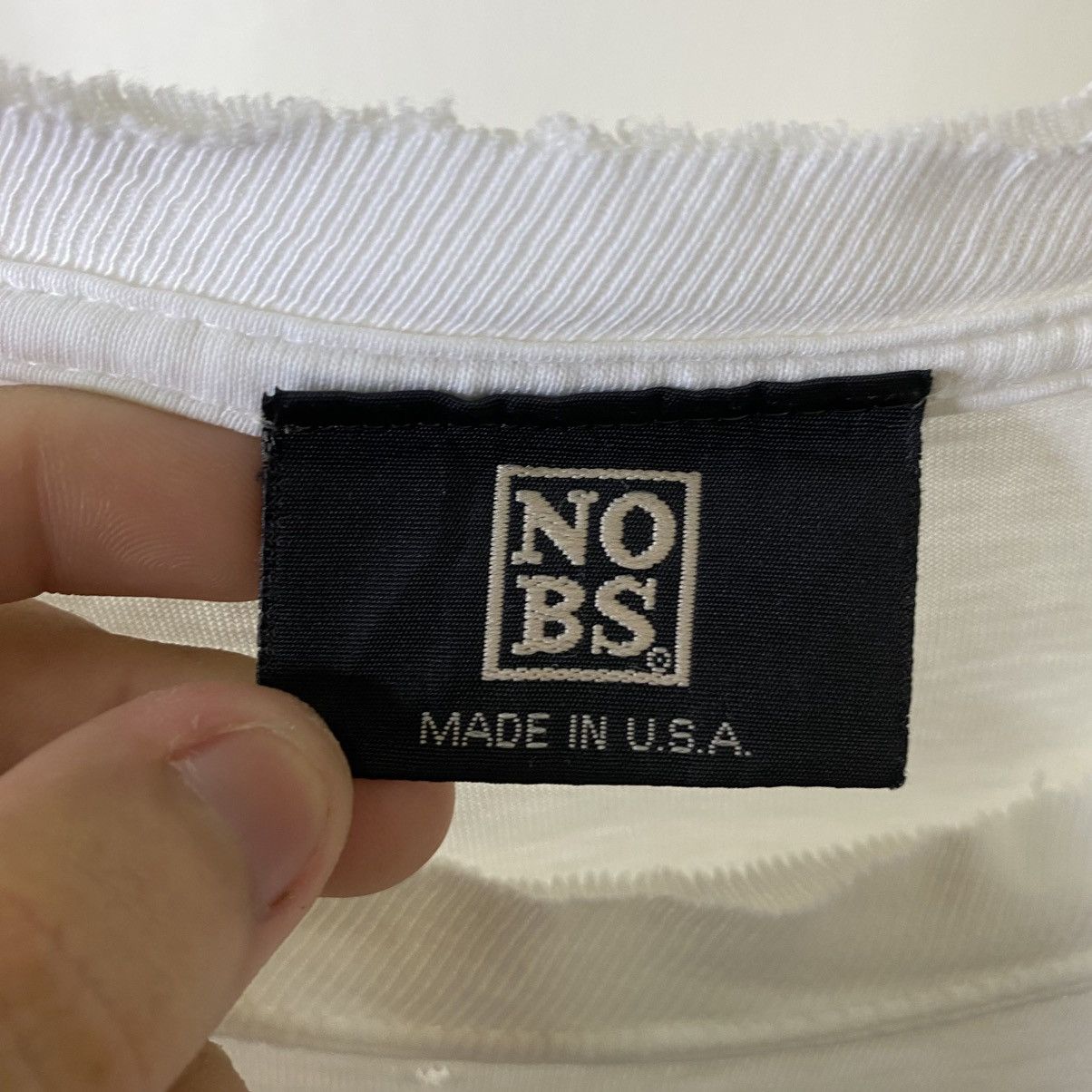 Vintage Vintage 1990s NO*BS Skateboard Skater T Shirt Made In USA Size US XL / EU 56 / 4 - 3 Thumbnail
