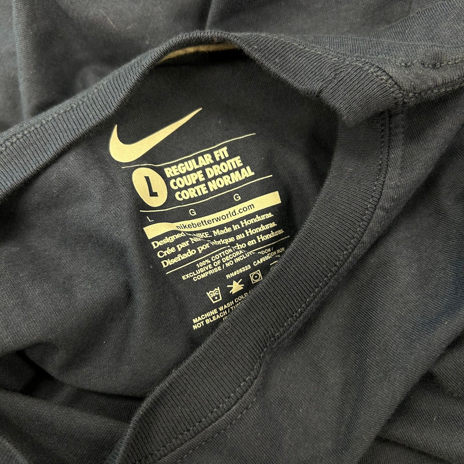 Nike New Nike Just Do It Vertical Logo Teal Navy Tee T Shirt Size US L / EU 52-54 / 3 - 5 Thumbnail