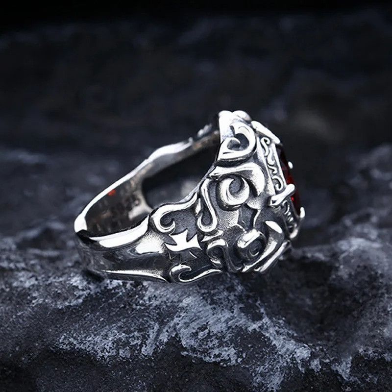 Other Retro Red Heart Ring Size ONE SIZE - 5 Thumbnail