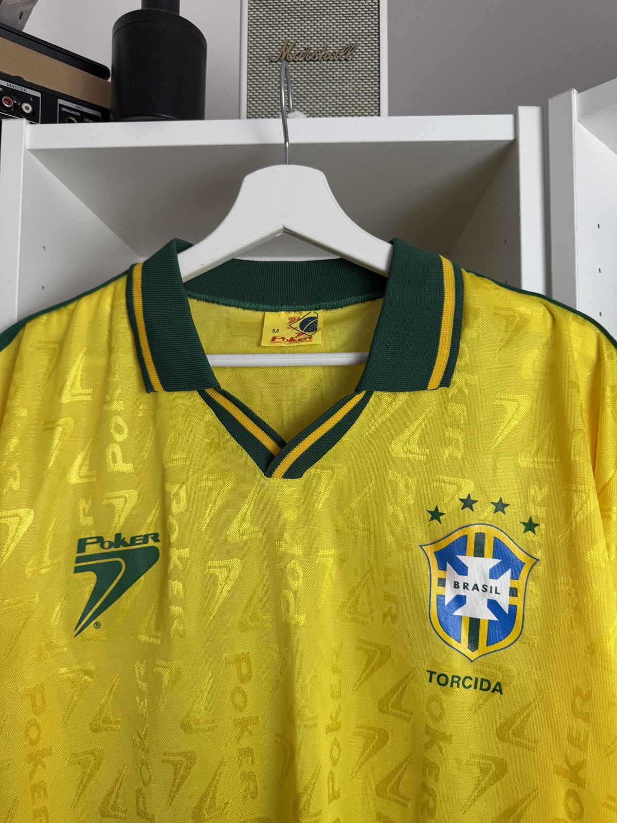 Vintage Vintage 90s Brasil Brazil blockcore soccer football jersey Size US M / EU 48-50 / 2 - 4 Thumbnail