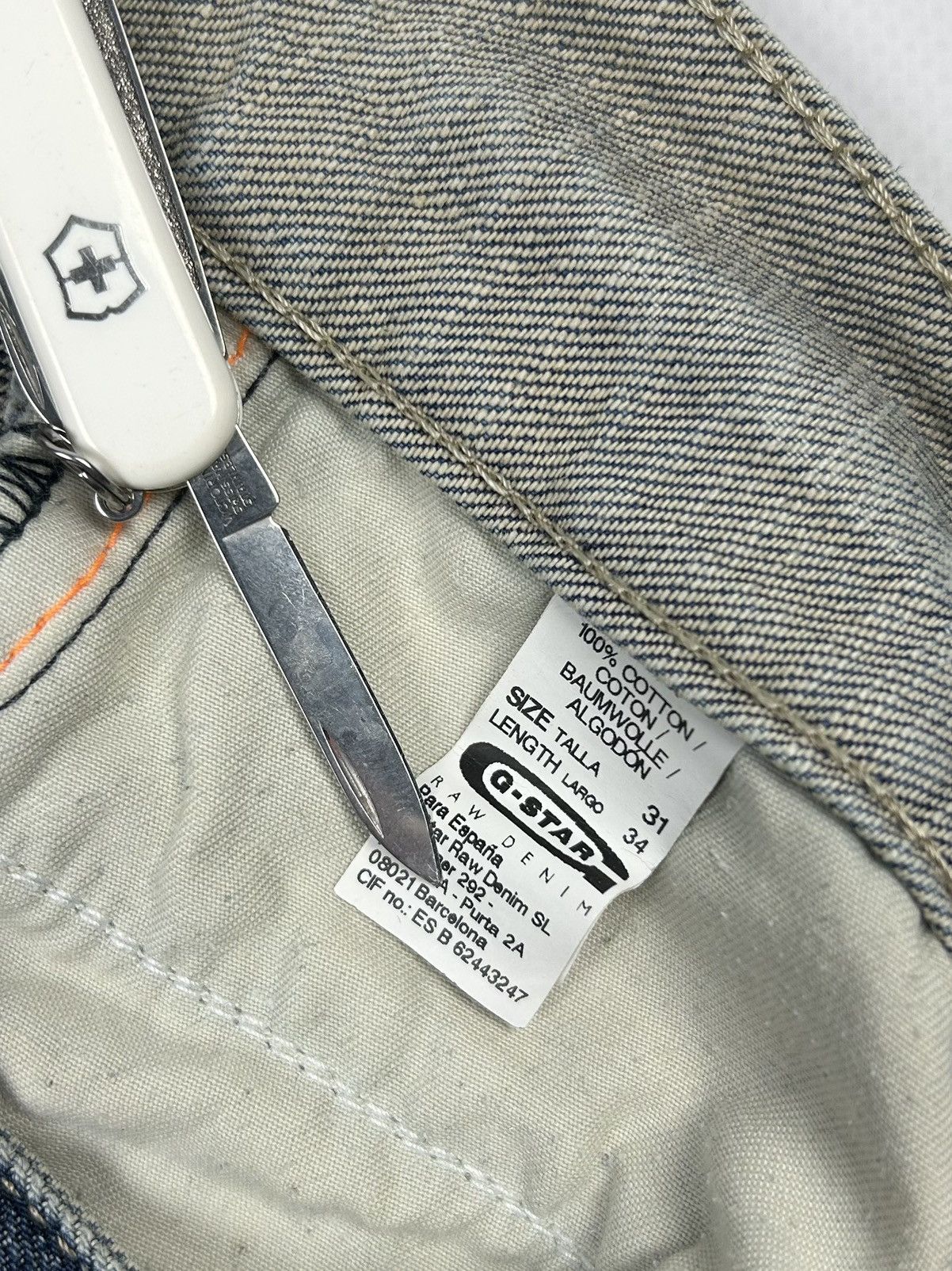 G-Star × Vintage Vintage G-Star Raw Denim Pants Y2K jeans Size US 31 - 12 Thumbnail