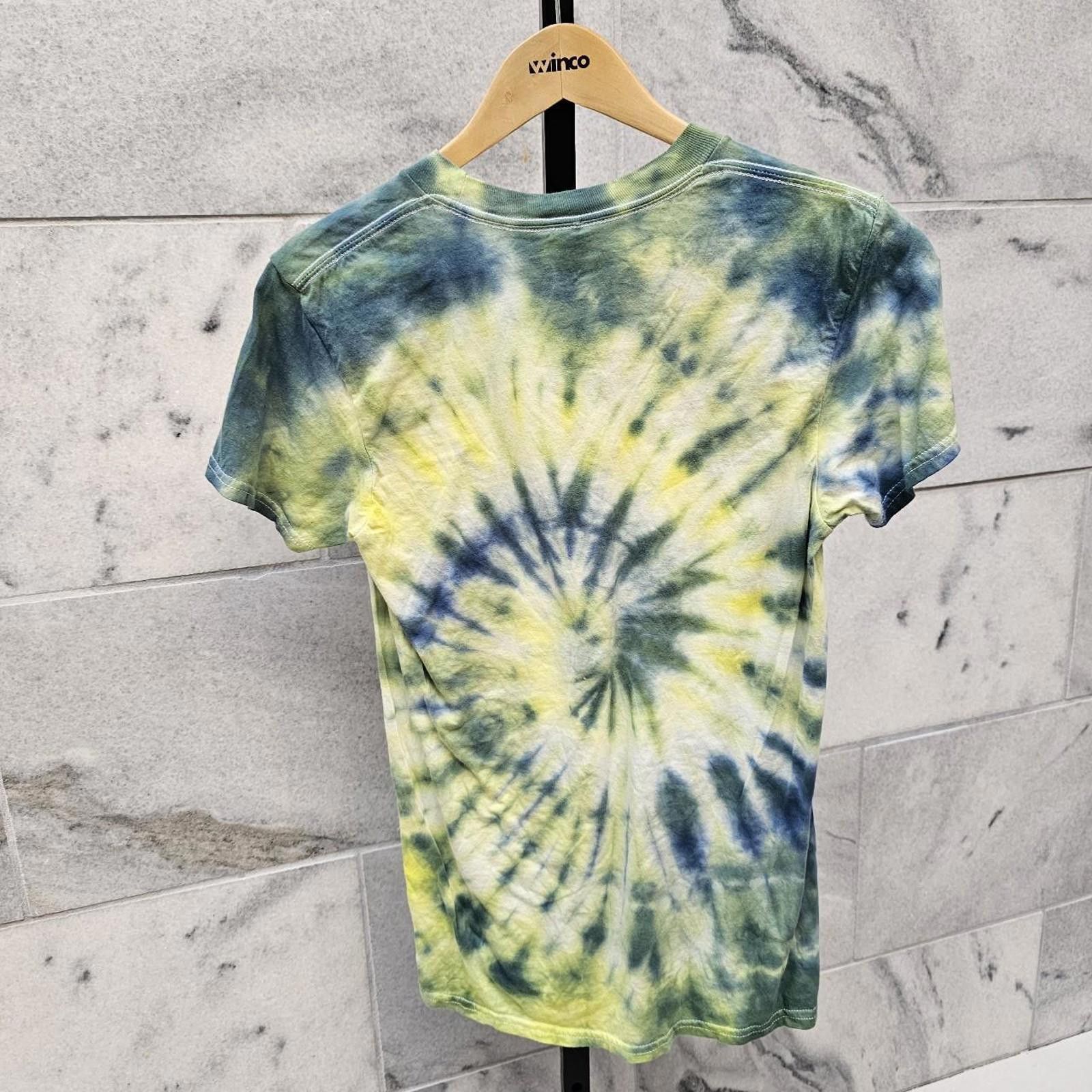 Other Handmade Tie-dye Tee Yellow Blue and Green T-shirt Size US S / EU 44-46 / 1 - 4 Thumbnail