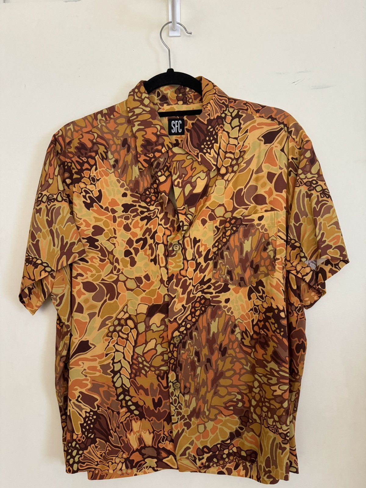 image of Scott Fraser Collection Sfc - Sundown Acid Hawaiian Shirt, Men's (Size Medium)