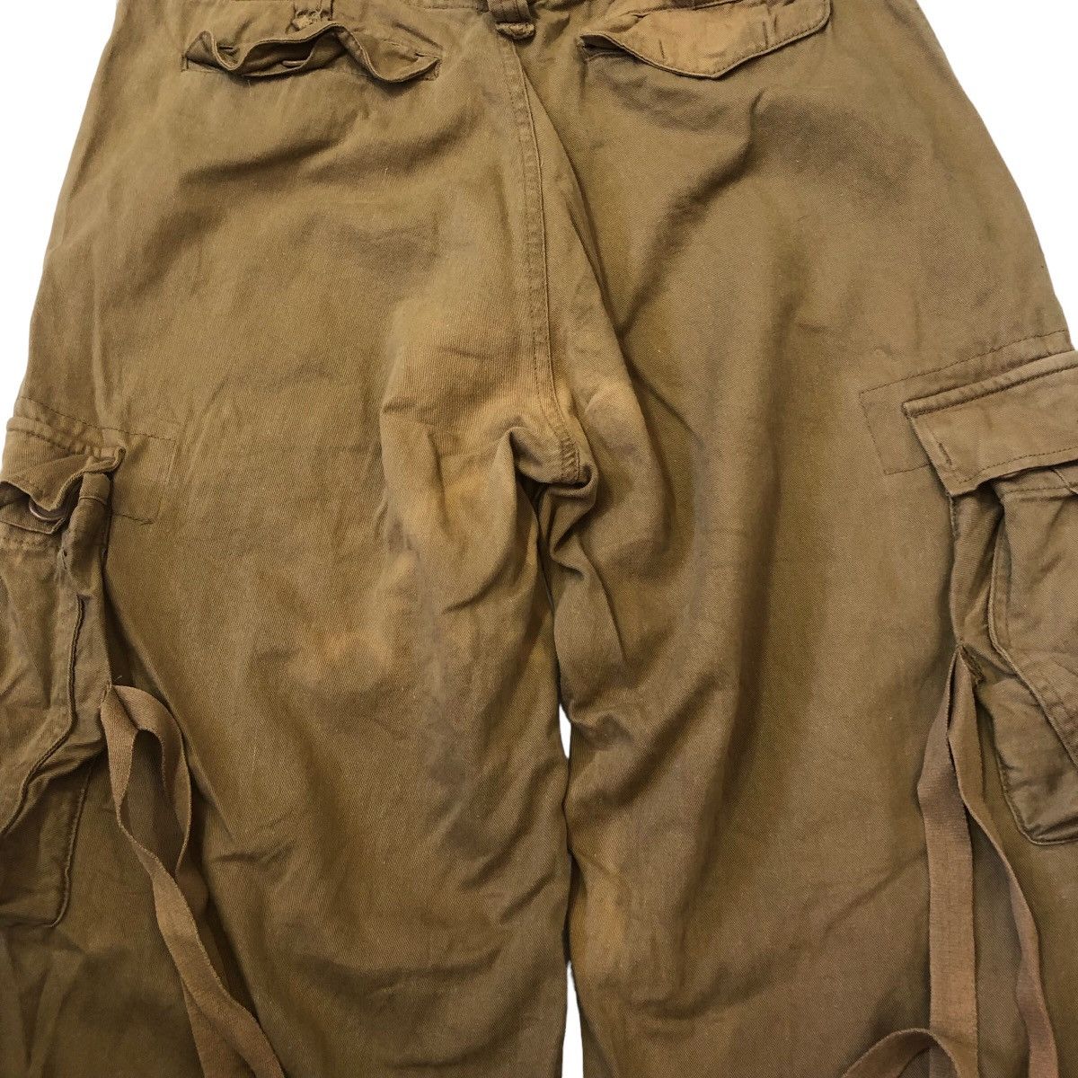 Abercrombie Heavy Destruction Stone Wash Cargo Tech Pants