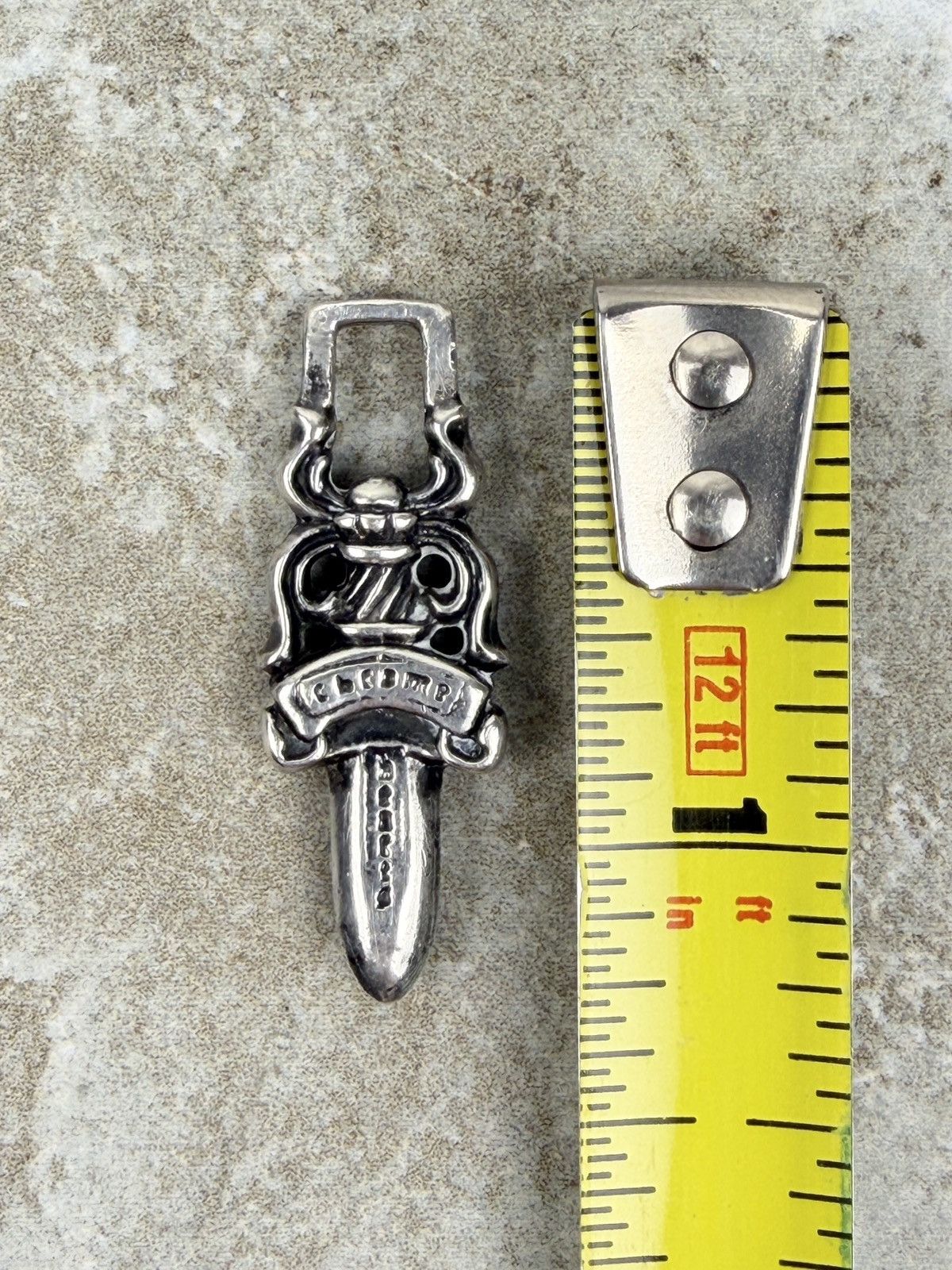 Chrome Hearts Chrome Hearts Zipper Pull Dagger Pendant Silver Size ONE SIZE - 6 Thumbnail