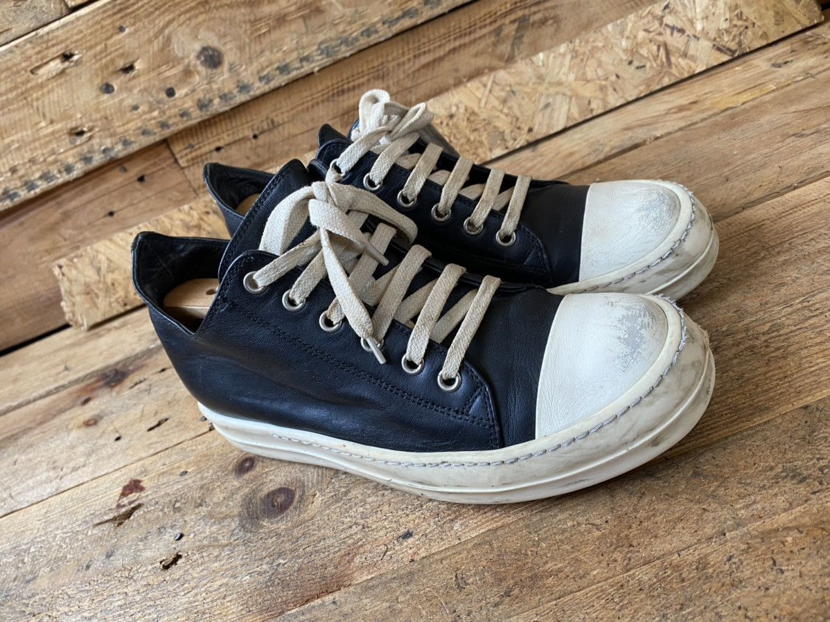 Rick Owens Rick owens F/W 18 mainline low top leather sneakers sz 36 Size US 5.5 / IT 35.5 - 9 Thumbnail