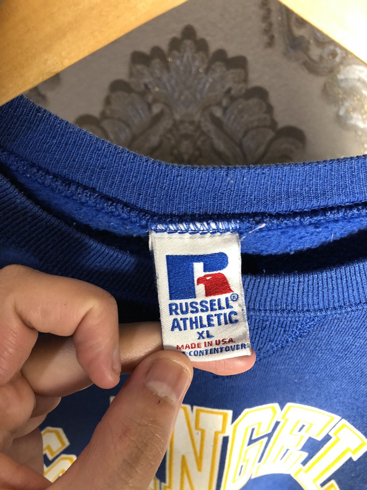 Russell Athletic × Vintage VERY RARE RUSSELL ATHLETIC LOS ANGELES RAMS 1994 NFL RETRO Size US XL / EU 56 / 4 - 4 Thumbnail