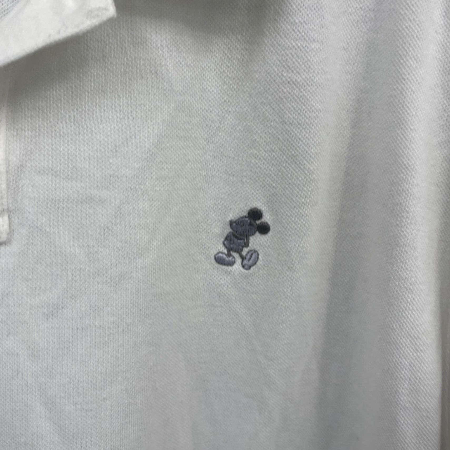 Disney Disney Parks Shirt Mens XXL White Mickey Mouse Logo Short Sleeve Pique Polo Size US XXL / EU 58 / 5 - 7 Thumbnail