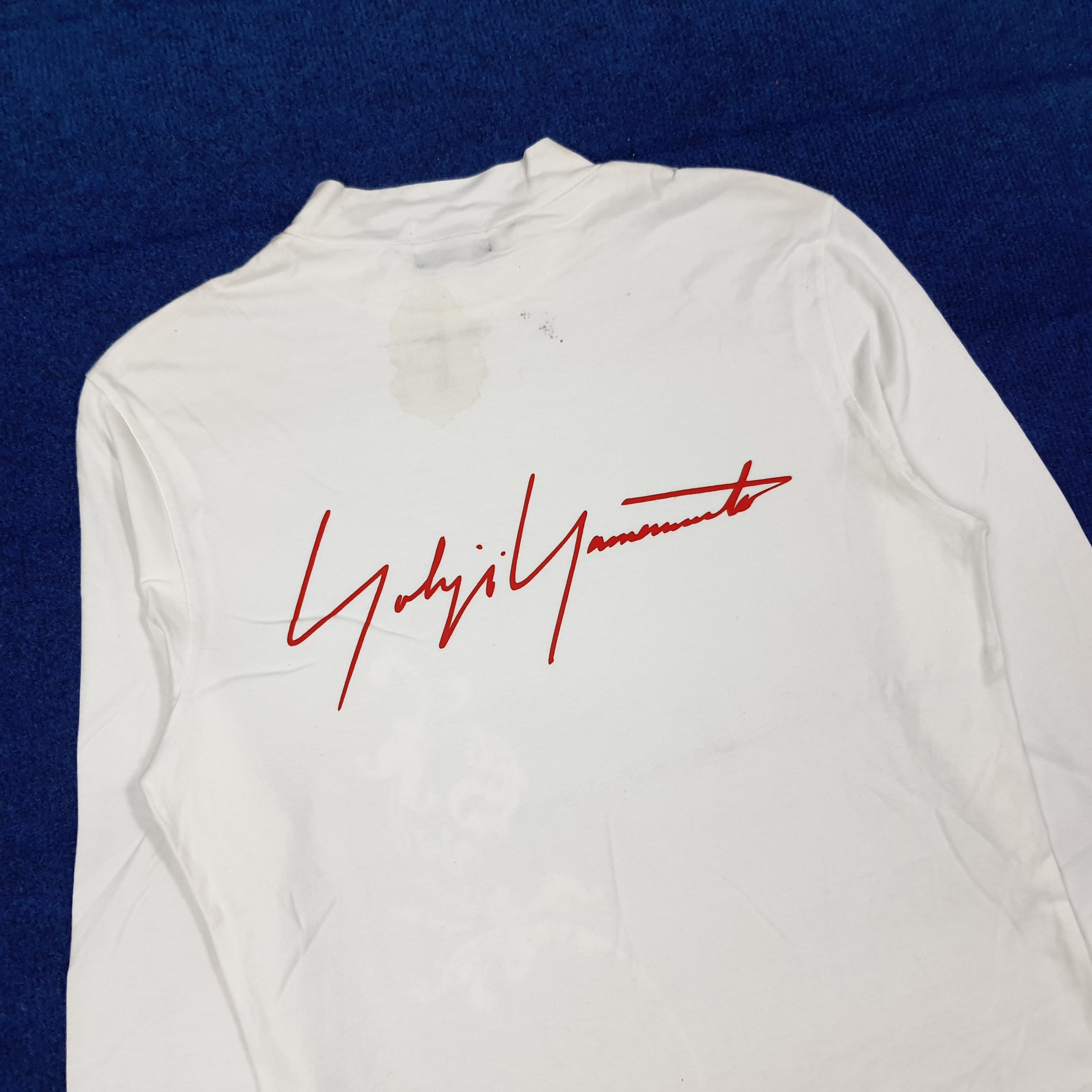 Yohji Yamamoto Vintage Yohji Yamamoto A.A.R Custom Red LogoT shirtC276N42 Size US M / EU 48-50 / 2 - 2 Thumbnail