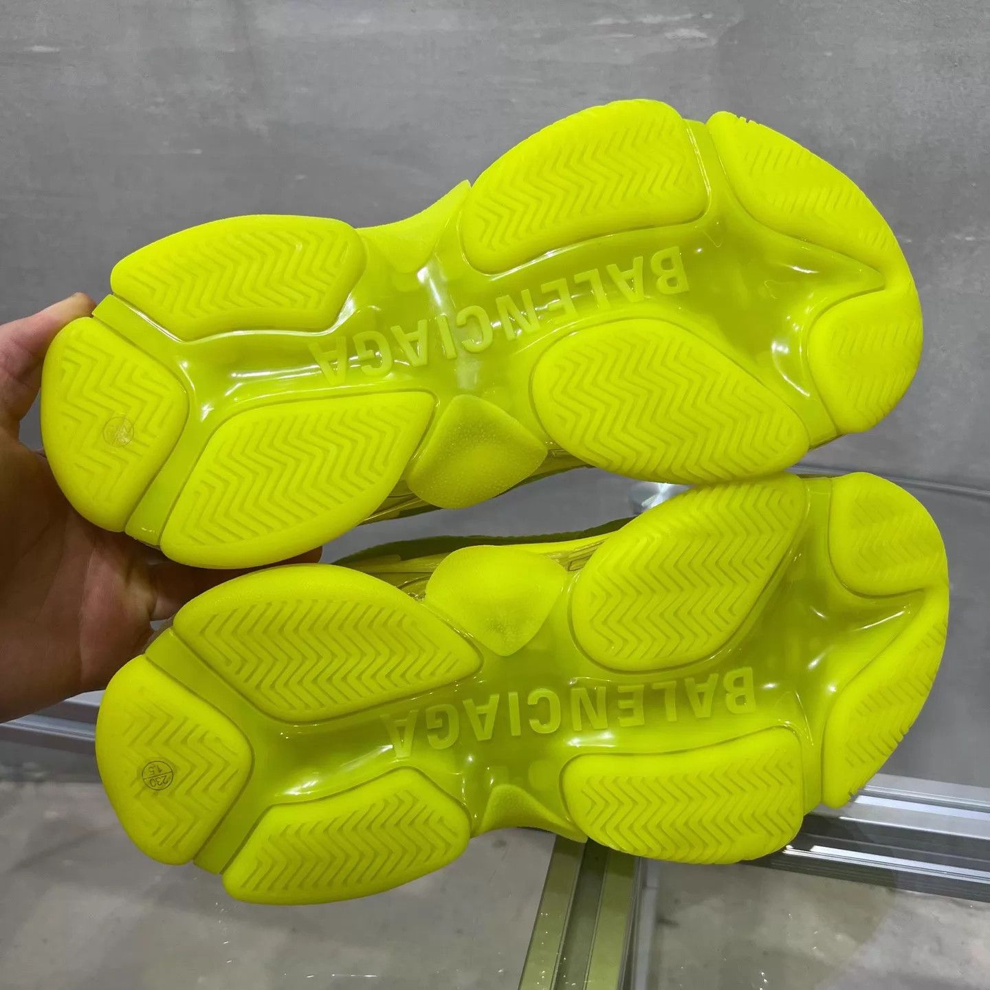 Balenciaga Balenciaga BLCG Triple S Fluorescent Yellow 36 New Boxed Size US 5.5 / IT 35.5 - 7 Thumbnail