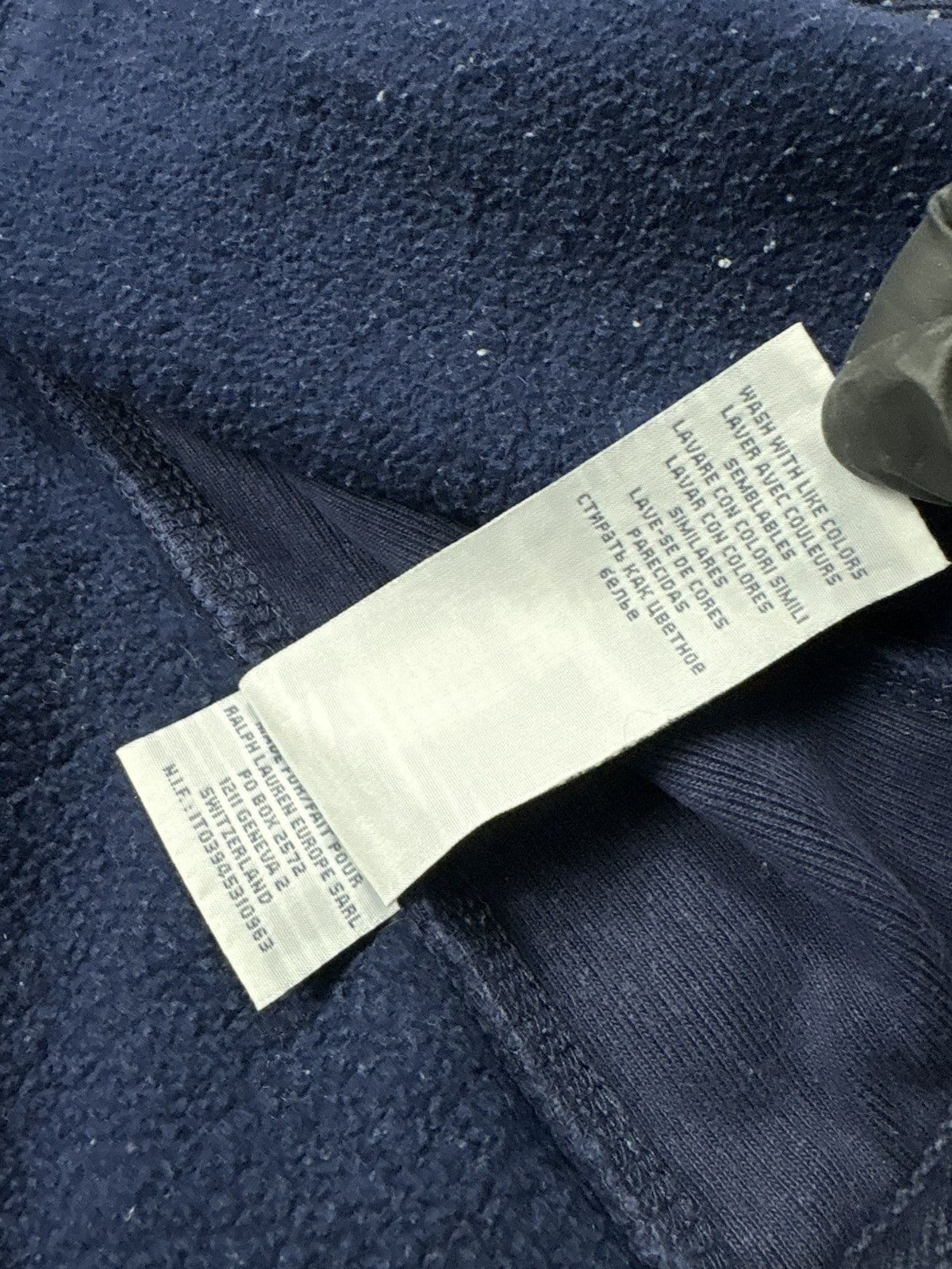Polo Ralph Lauren Vintage Polo Ralph Lauren Full Zip Logo Hoodie Navy 90s Y2K Size US S / EU 44-46 / 1 - 11 Thumbnail