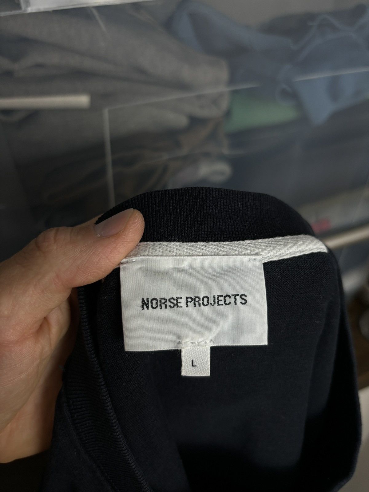 Norse Projects Norse Projects Dark Navy Johannes Pocket T-Shirt Size US L / EU 52-54 / 3 - 4 Thumbnail